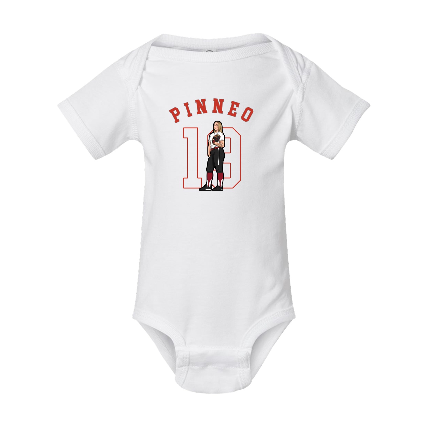 Baby Onesie — Shirsey Arch in White