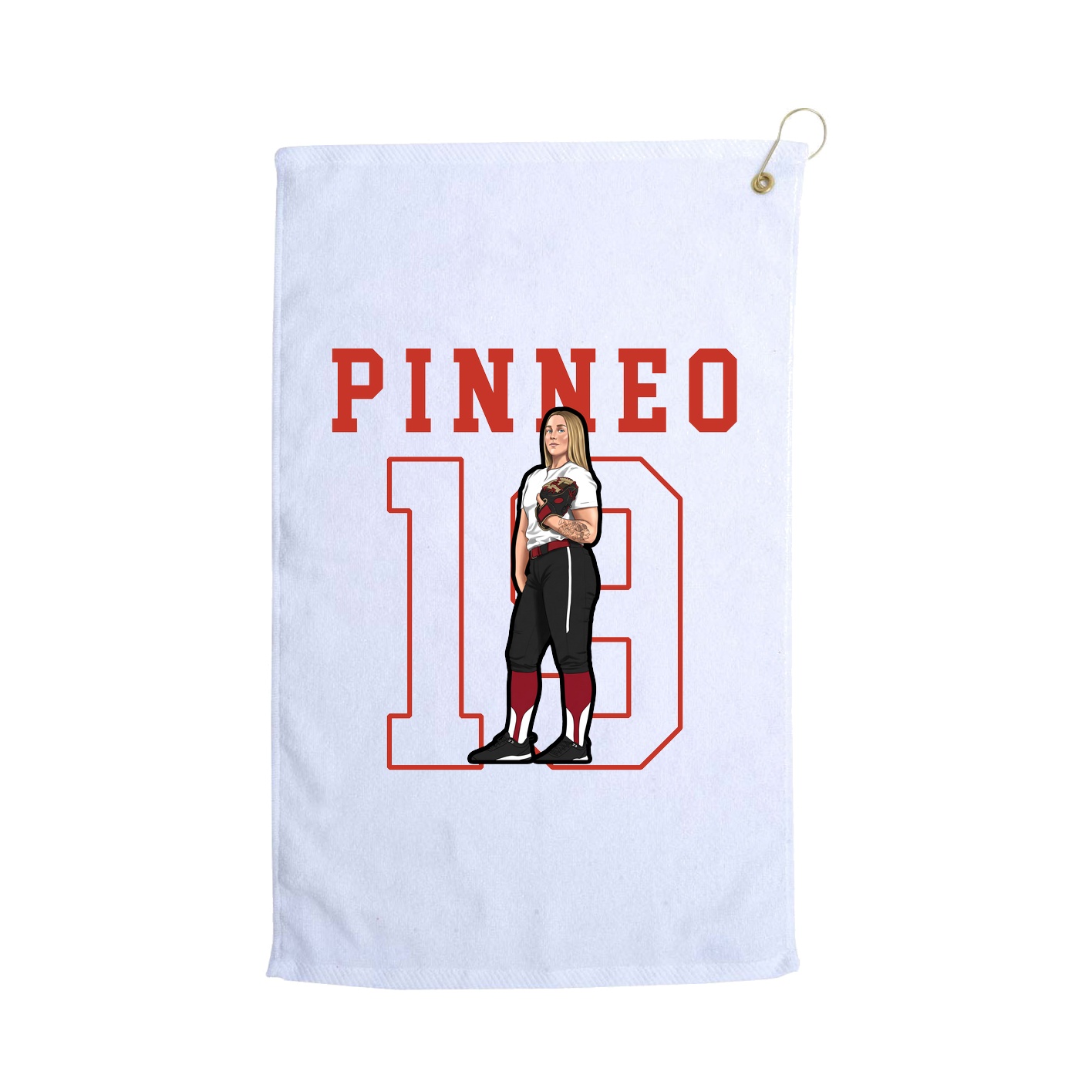 Golf Towel — Shirsey in White