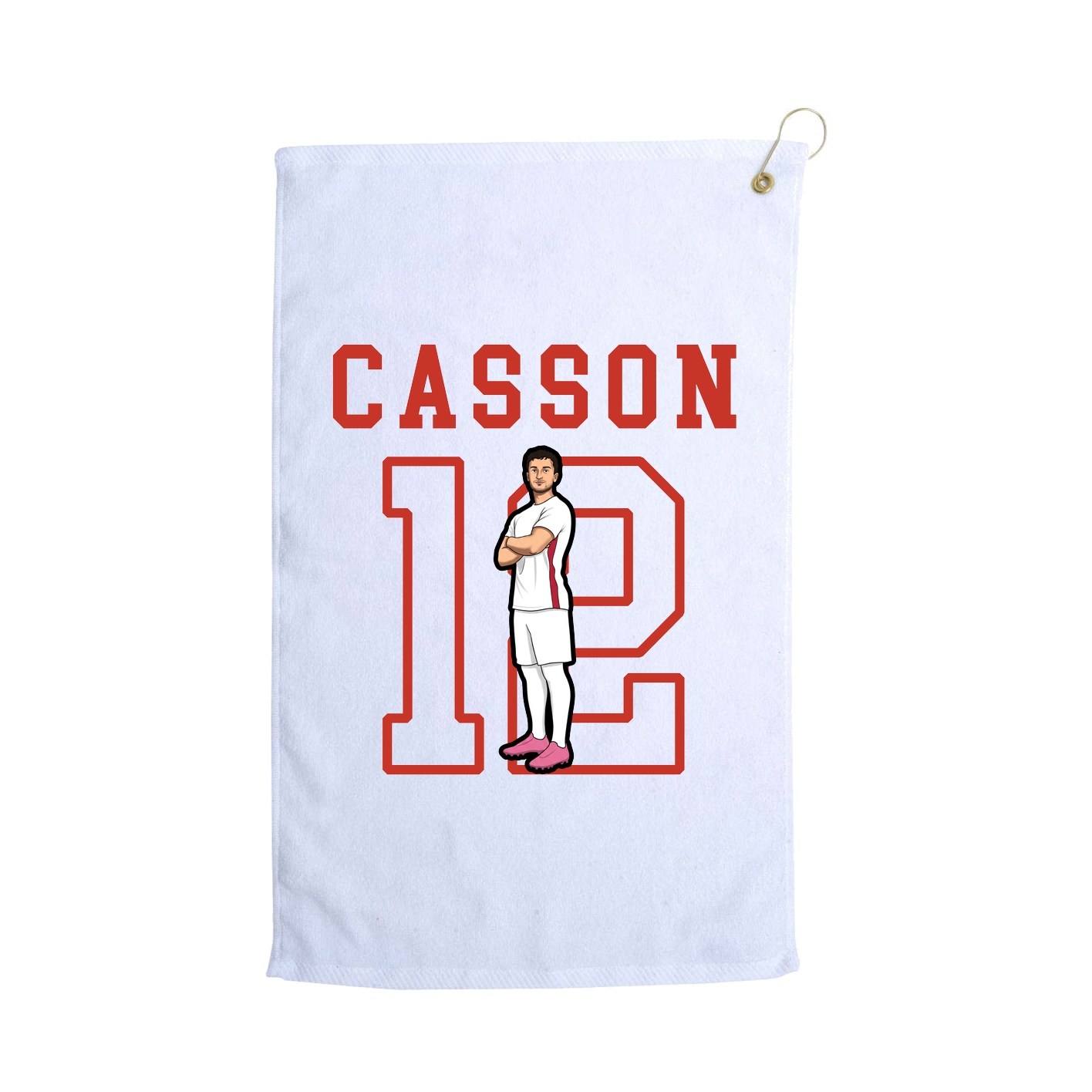 Golf Towel — Shirsey in White