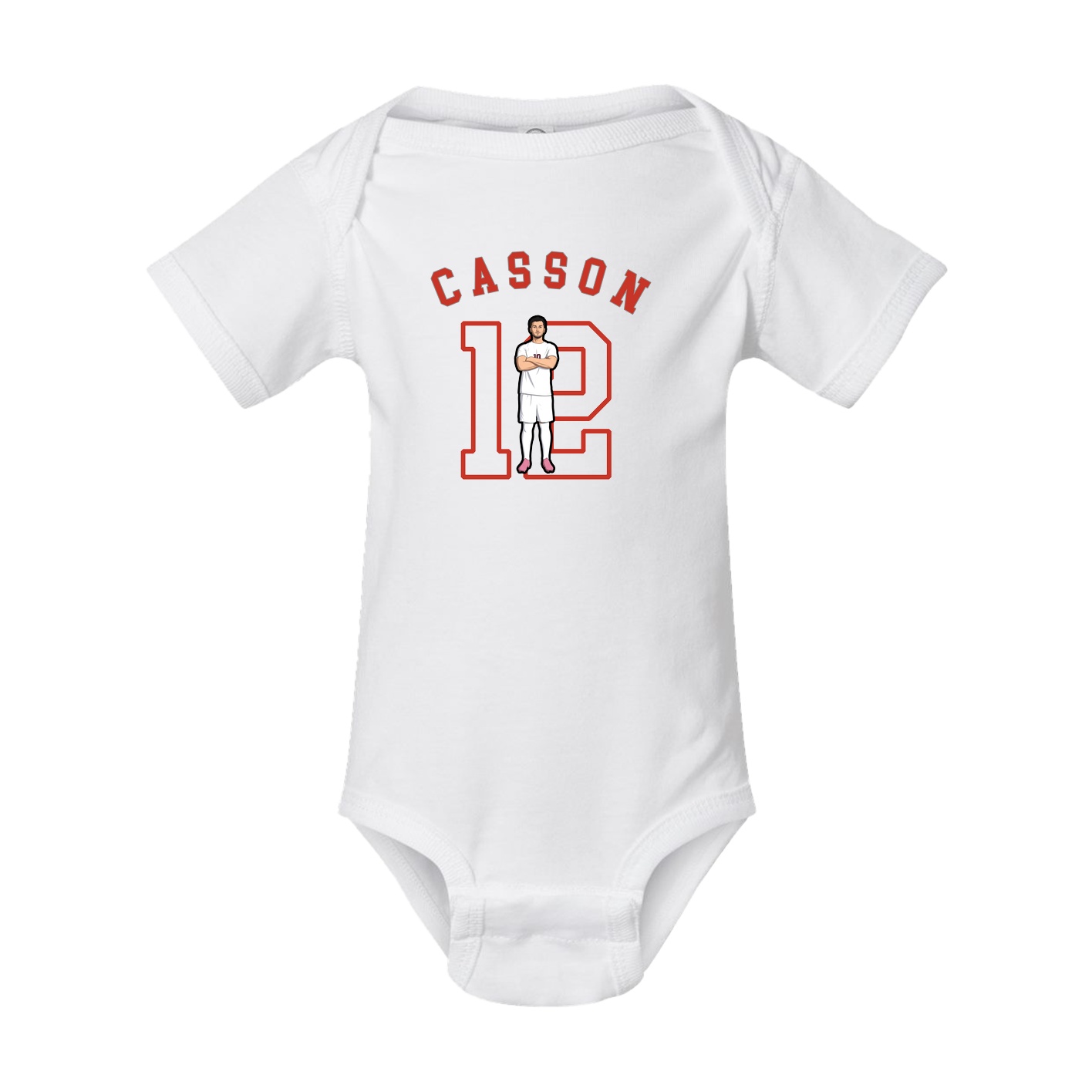 Baby Onesie — Shirsey Arch in White