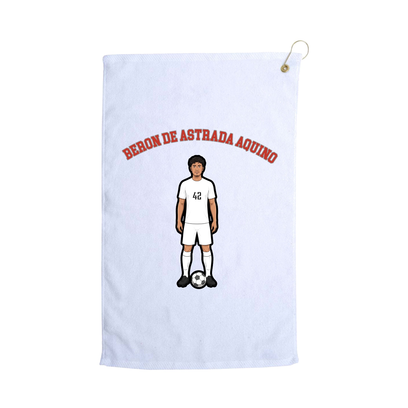 Golf Towel — Shirsey Arch in White