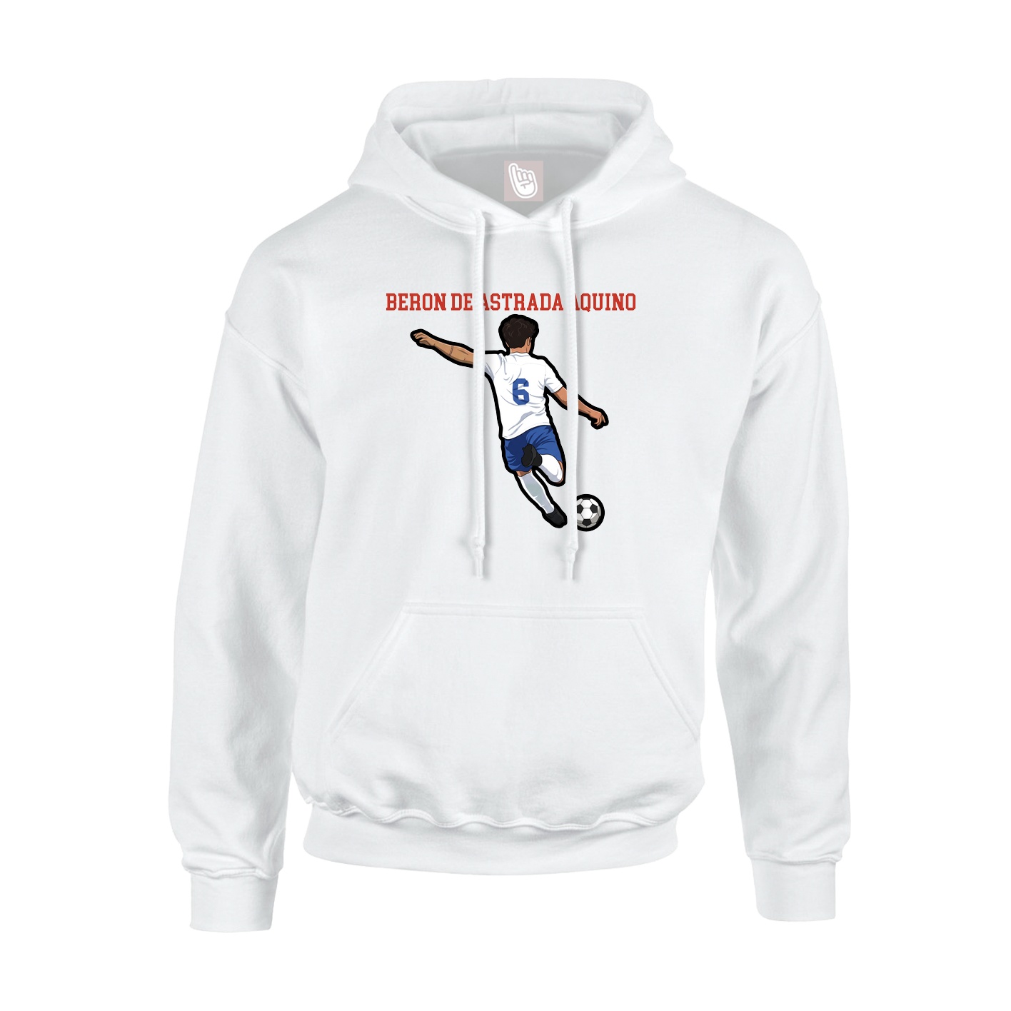 Hoodie — Shirsey in White