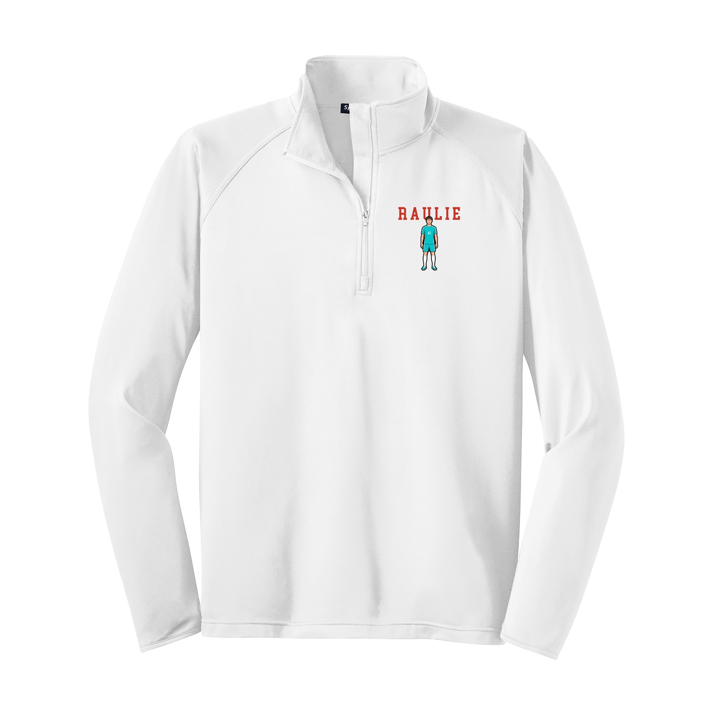 Q-Zip Pullover — Shirsey in White