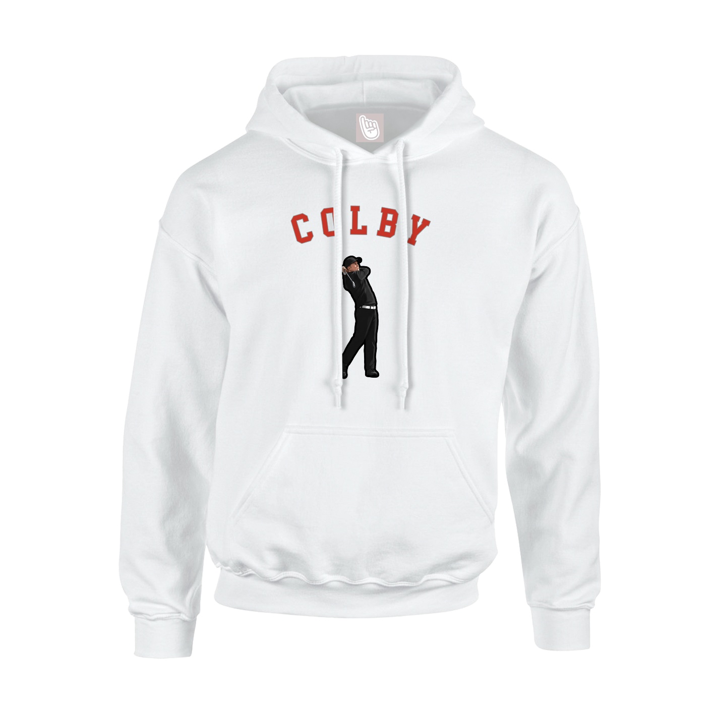 Youth Hoodie — Shirsey Arch in White