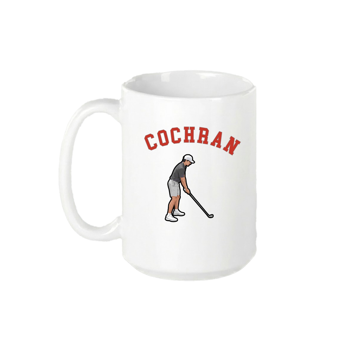 15oz Coffee Mug — Shirsey Arch in White