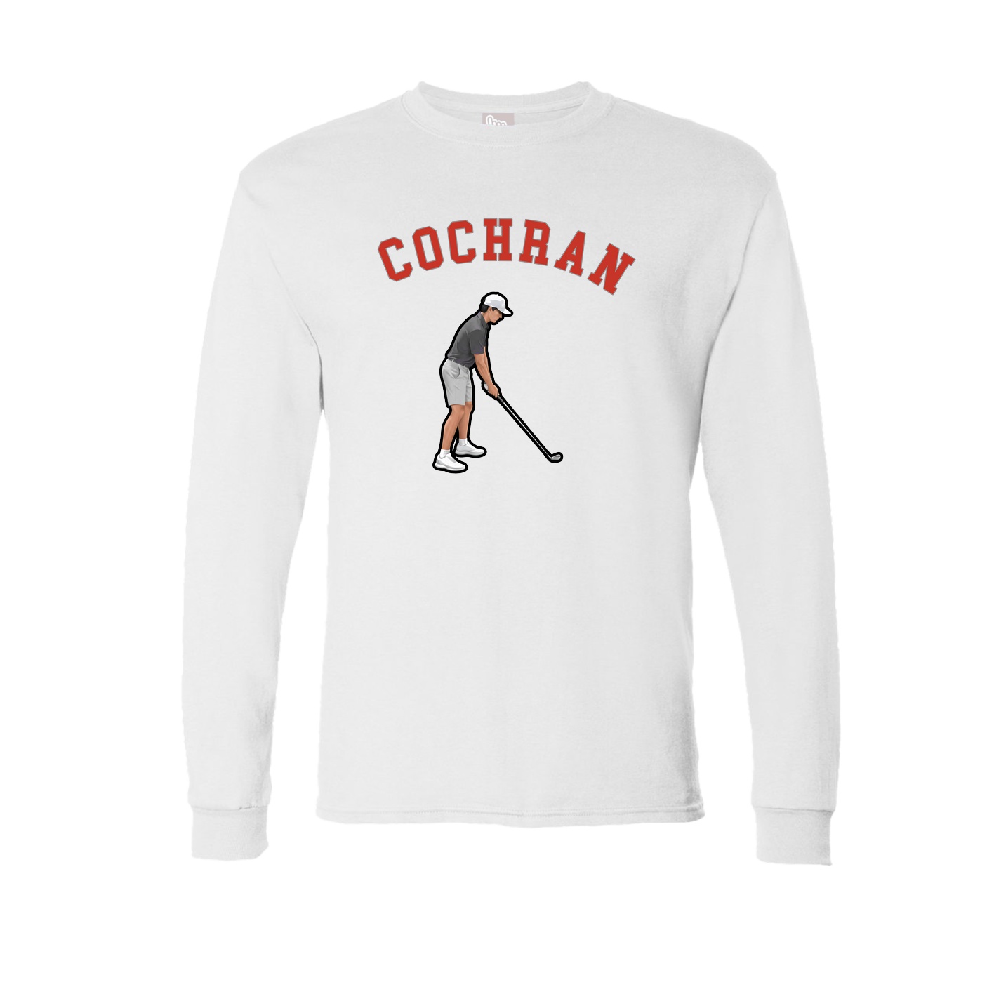 Long Sleeve Tee — Shirsey Arch in White