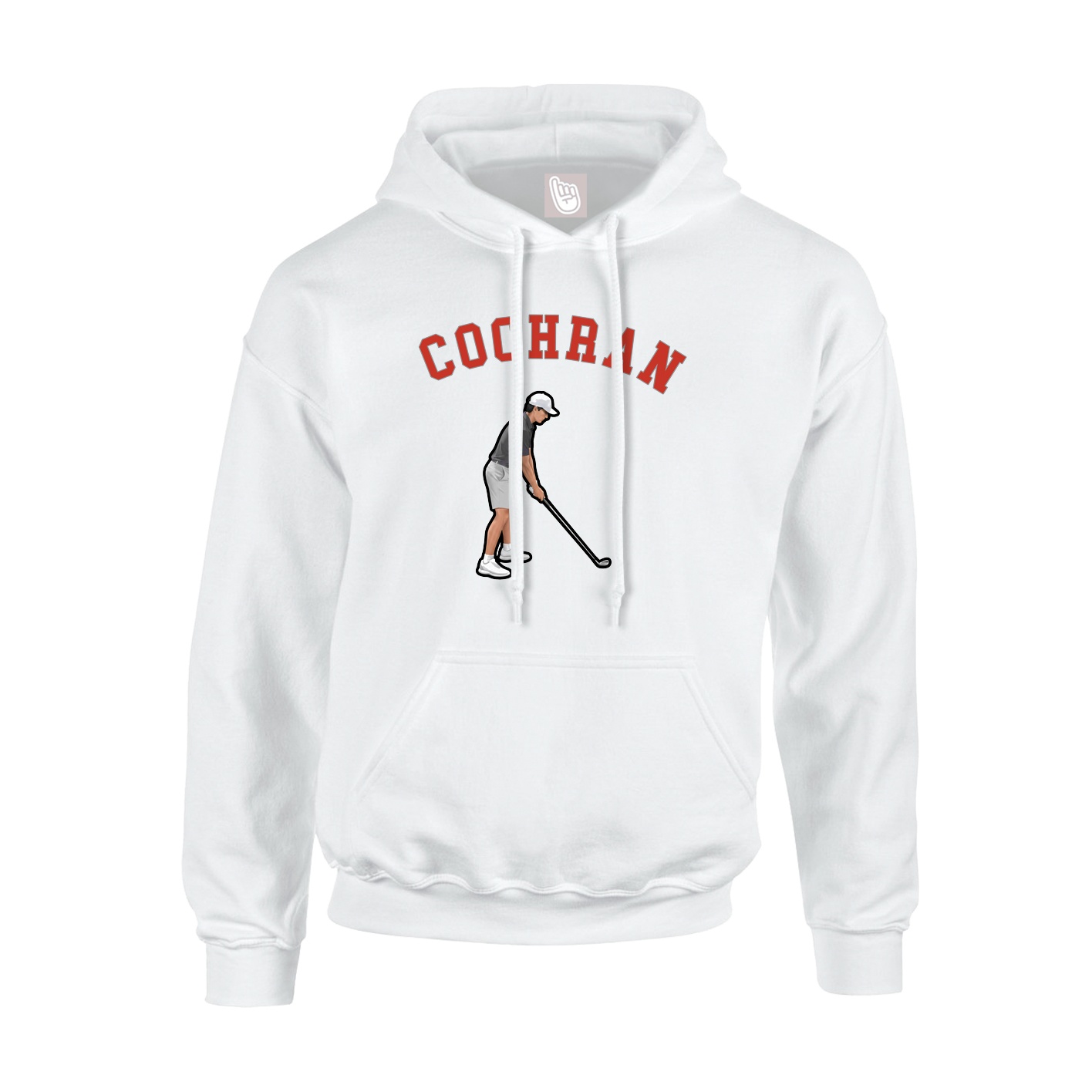 Youth Hoodie — Shirsey Arch in White