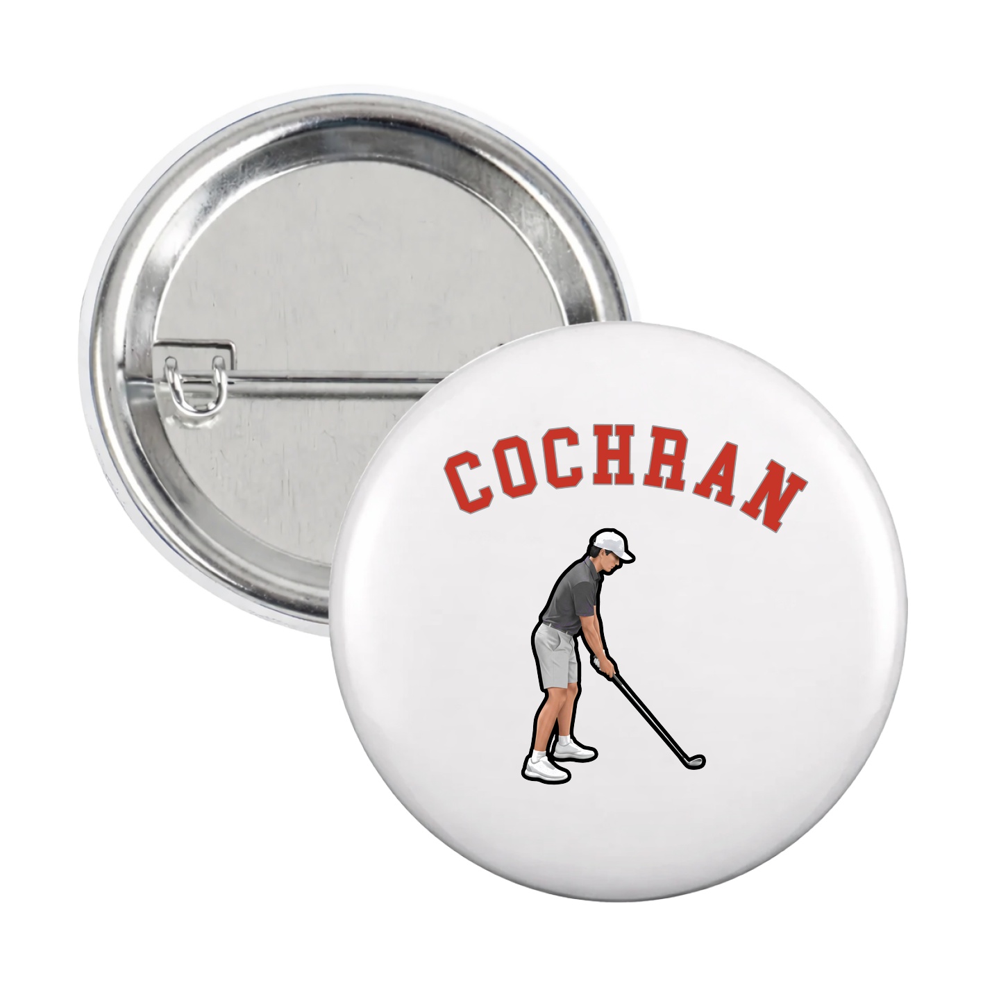 Game Day Button — Shirsey Arch in White