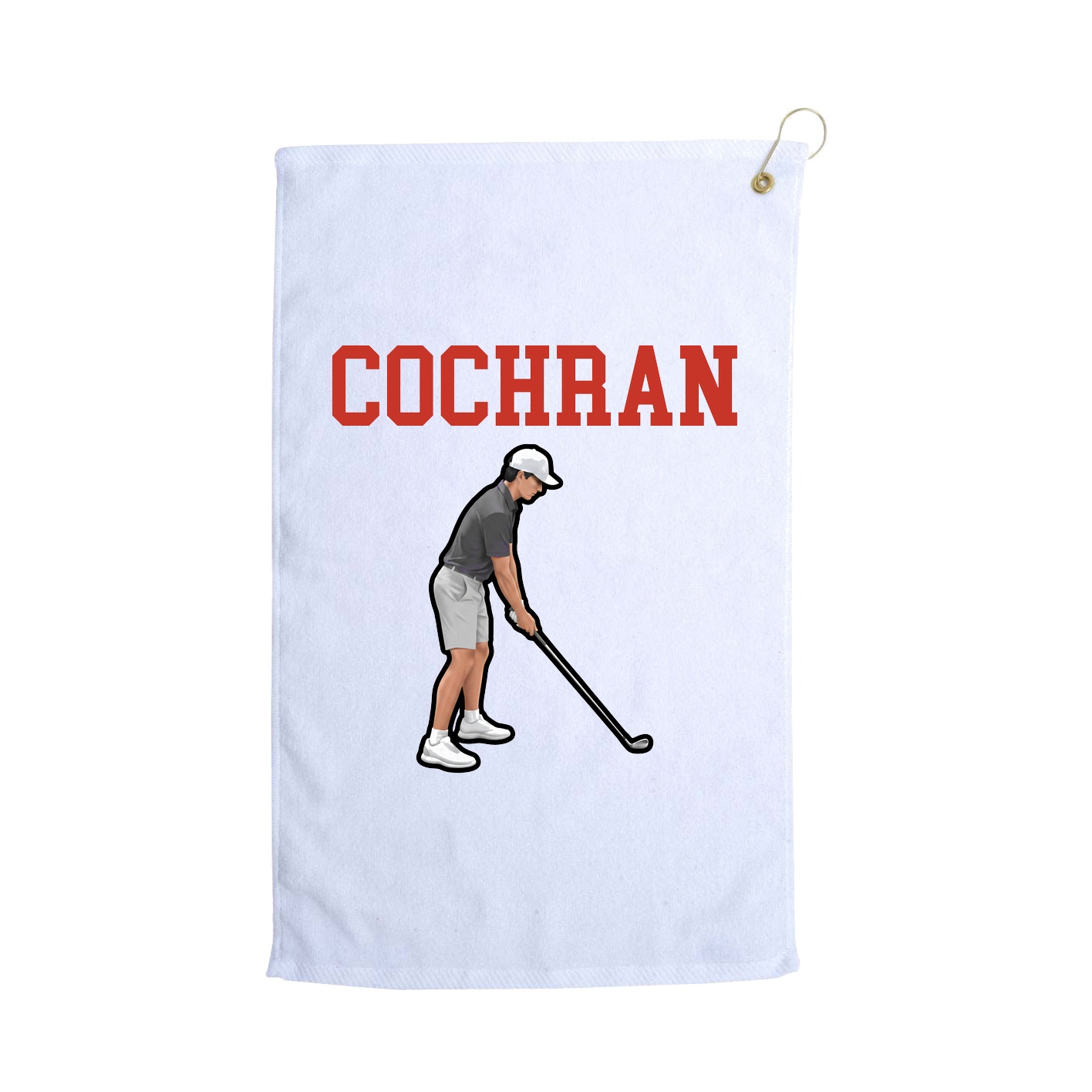 Golf Towel — Shirsey in White