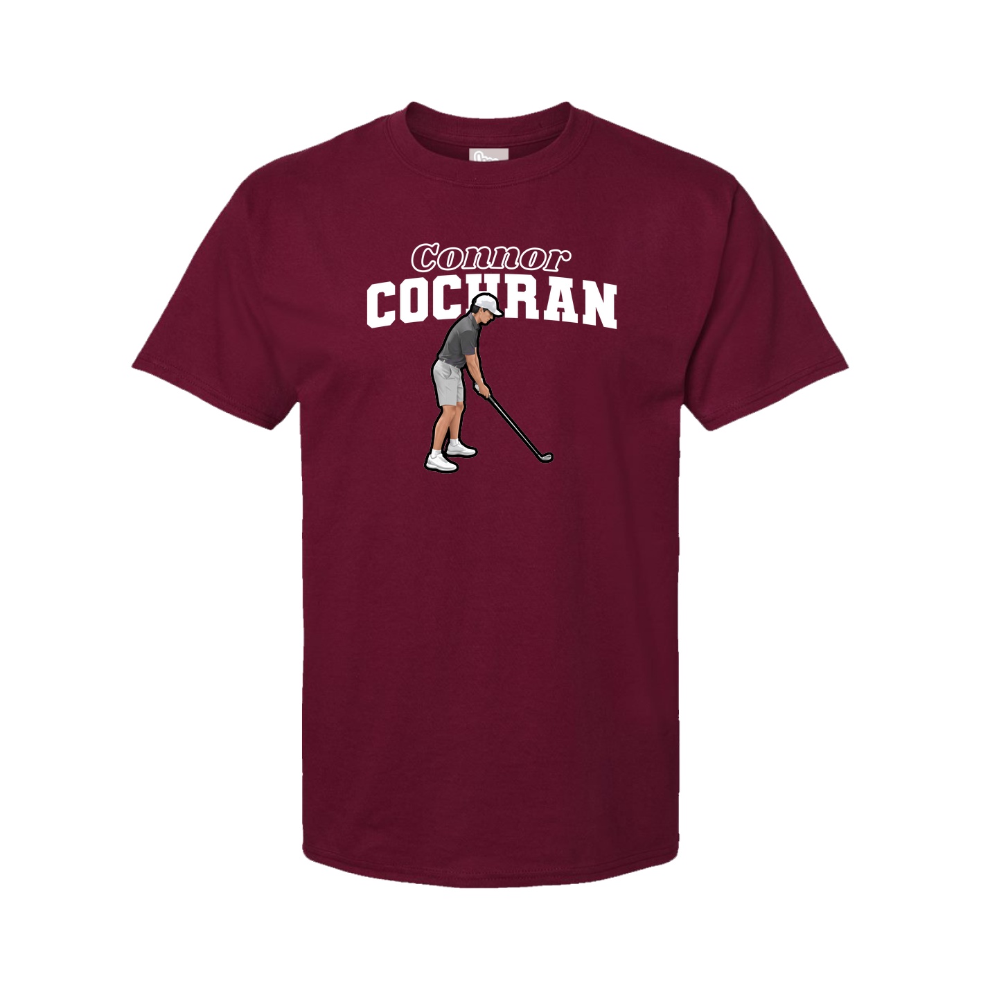 Youth Tee — Name Arch in Cardinal