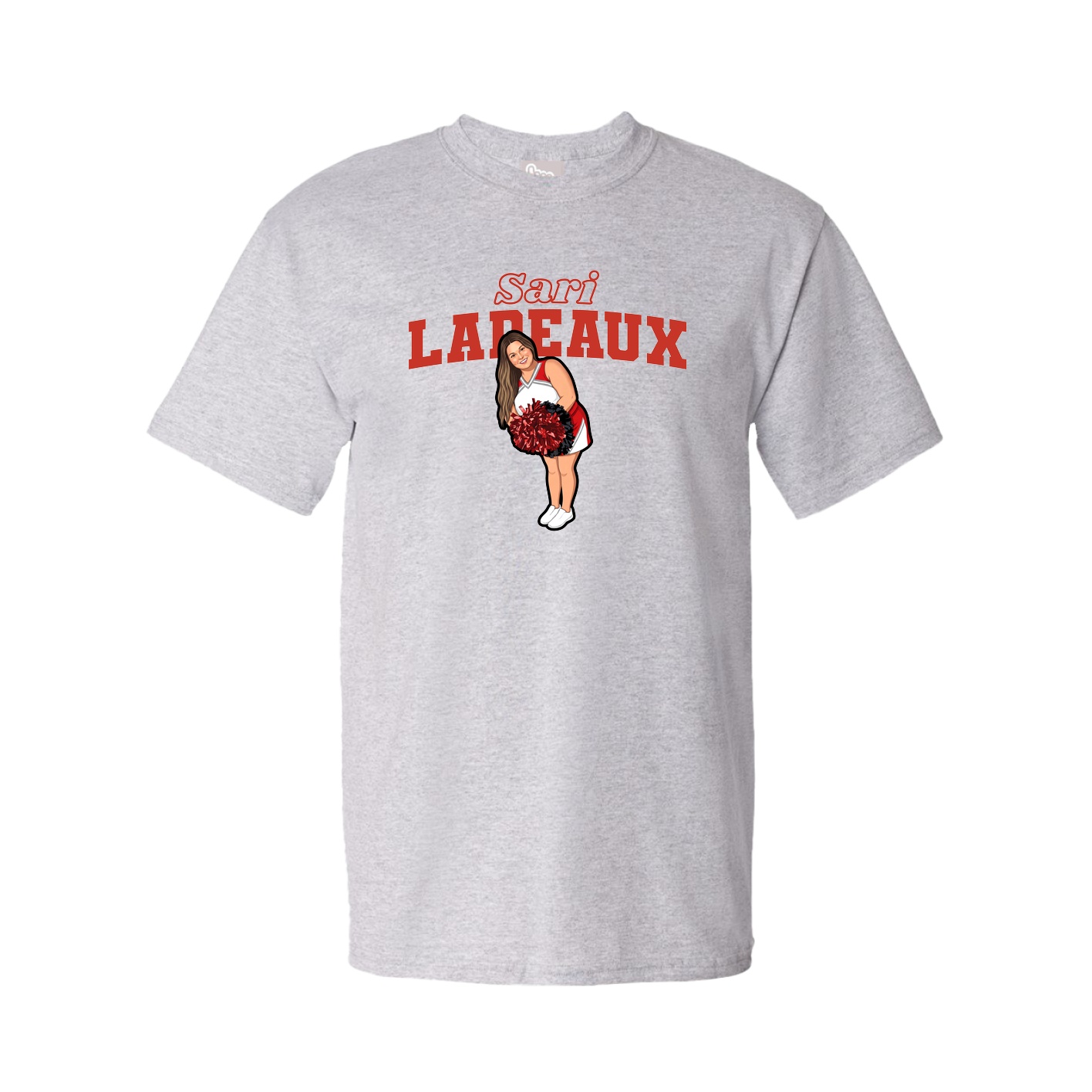 Tee — Name Arch in Grey