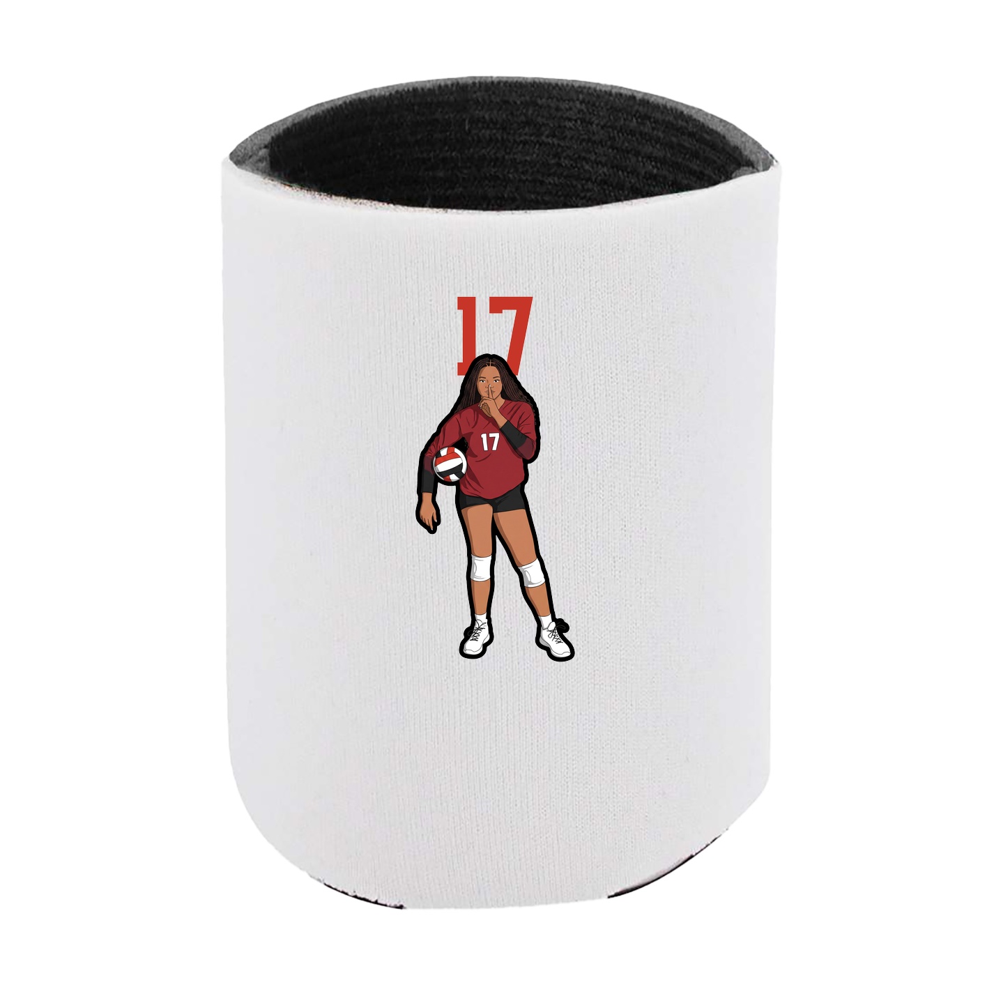Can Holder — Number Top in White