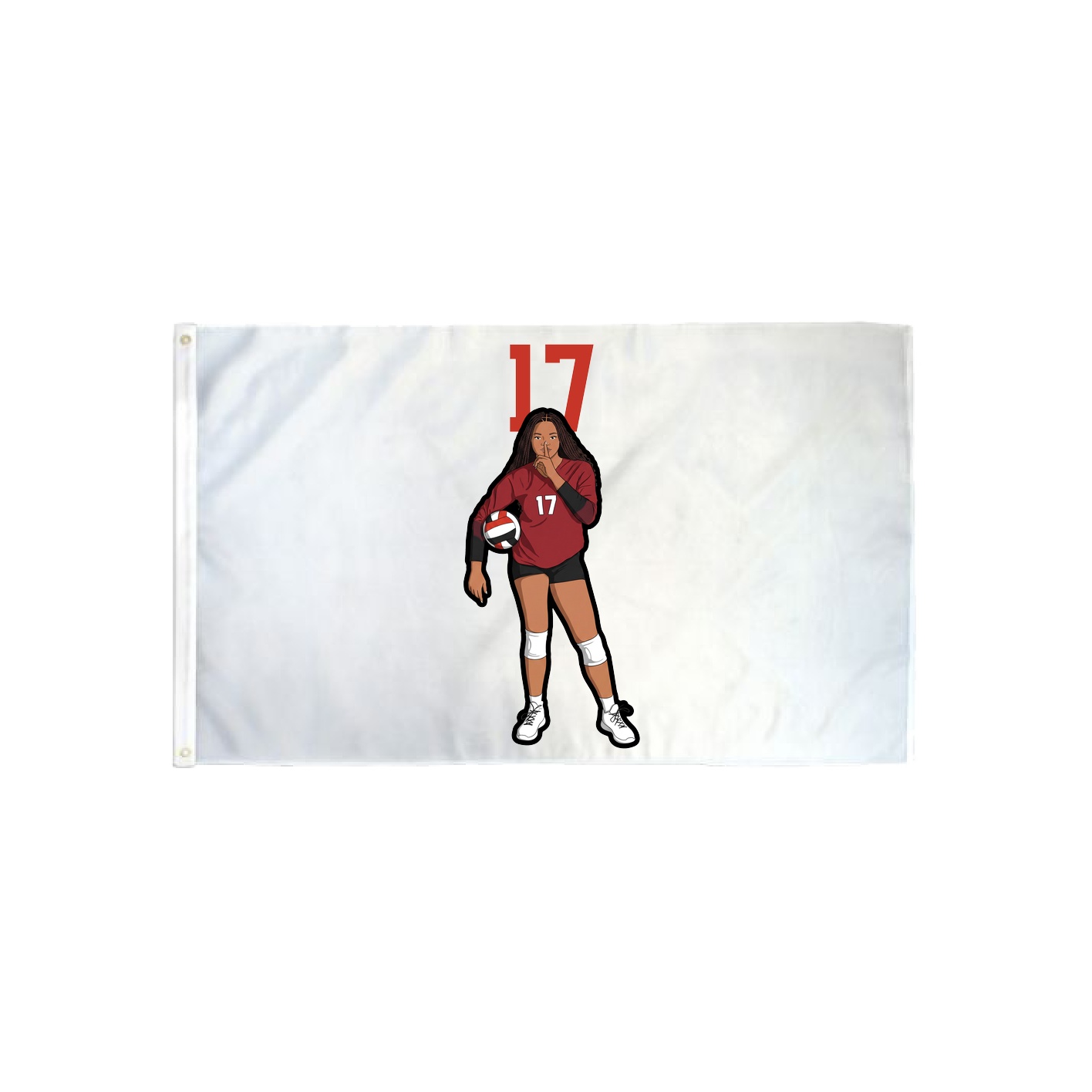 3x5 Flag — Number Top in Classic