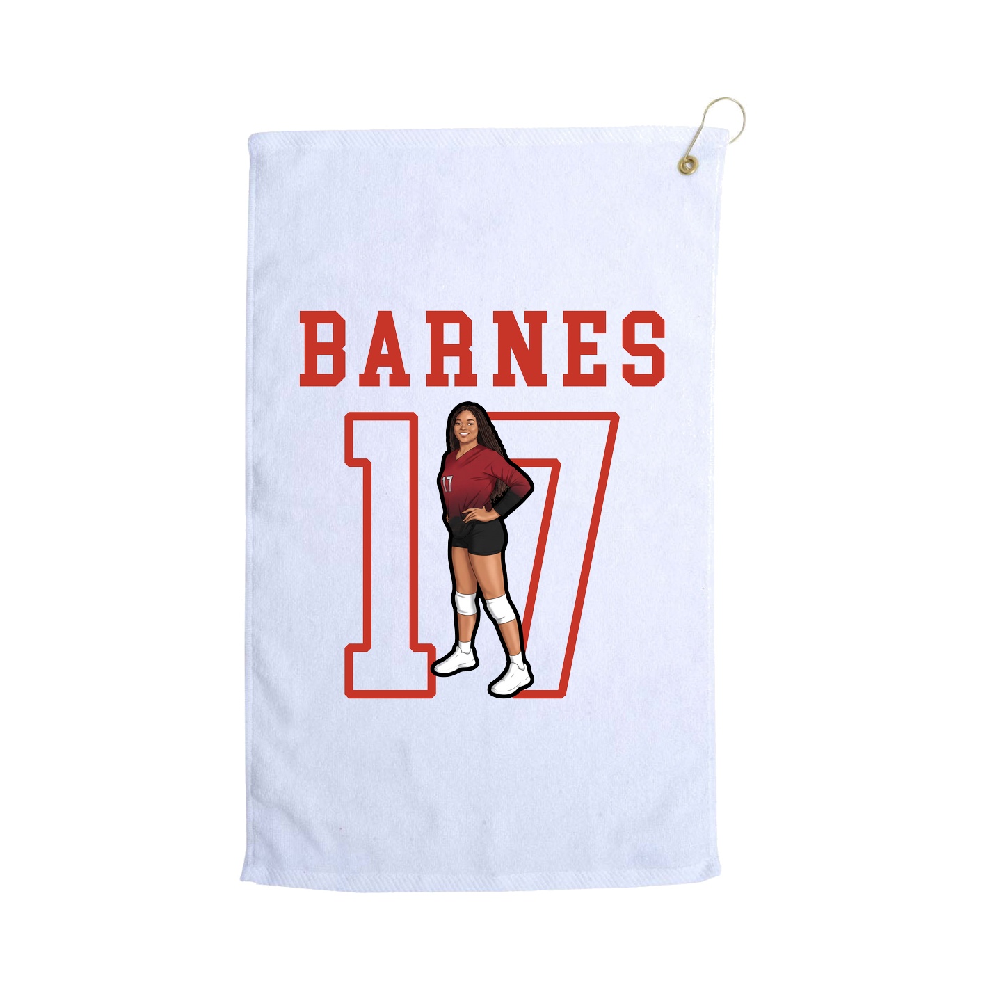 Golf Towel — Shirsey in White