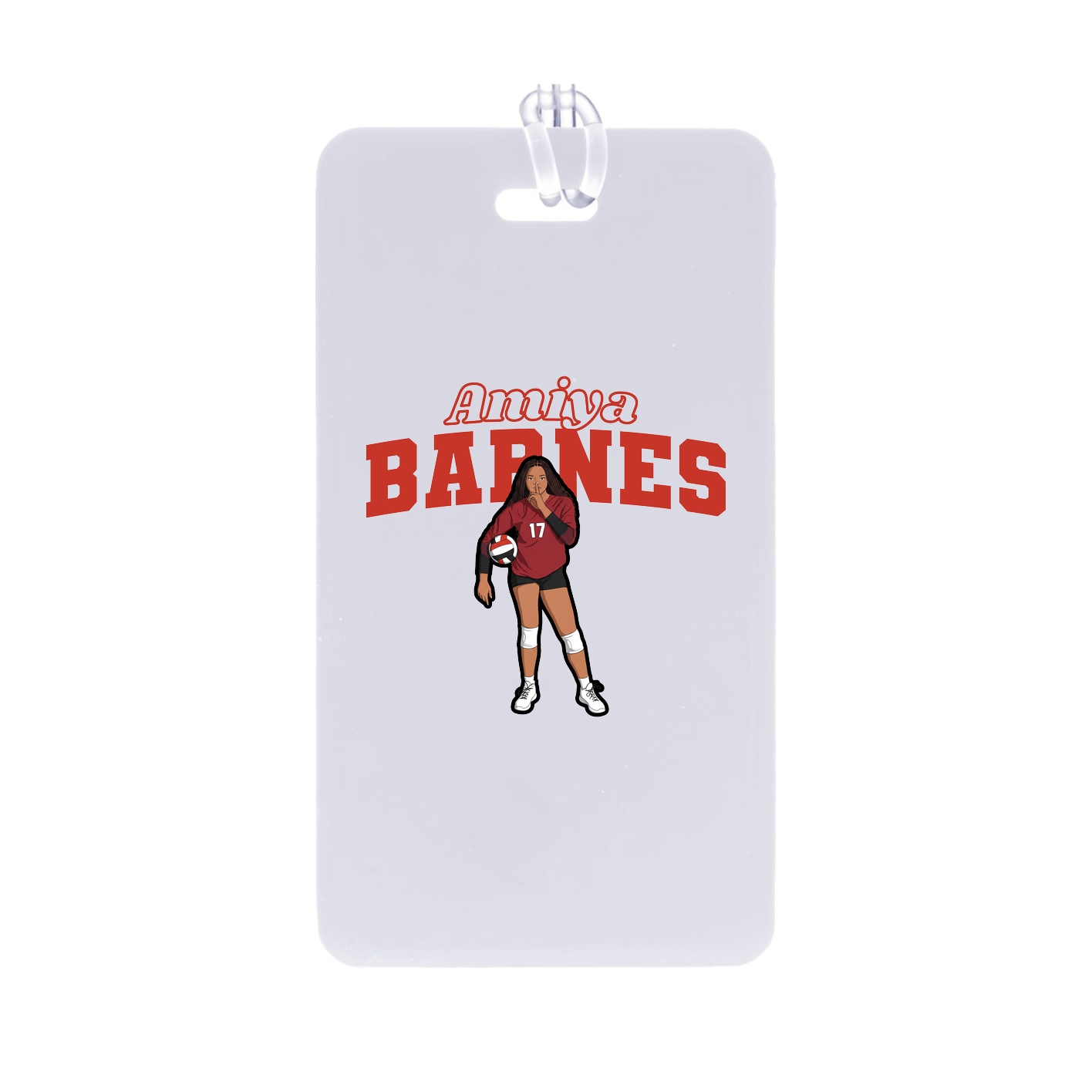 Bag Tag — Name Arch in Classic
