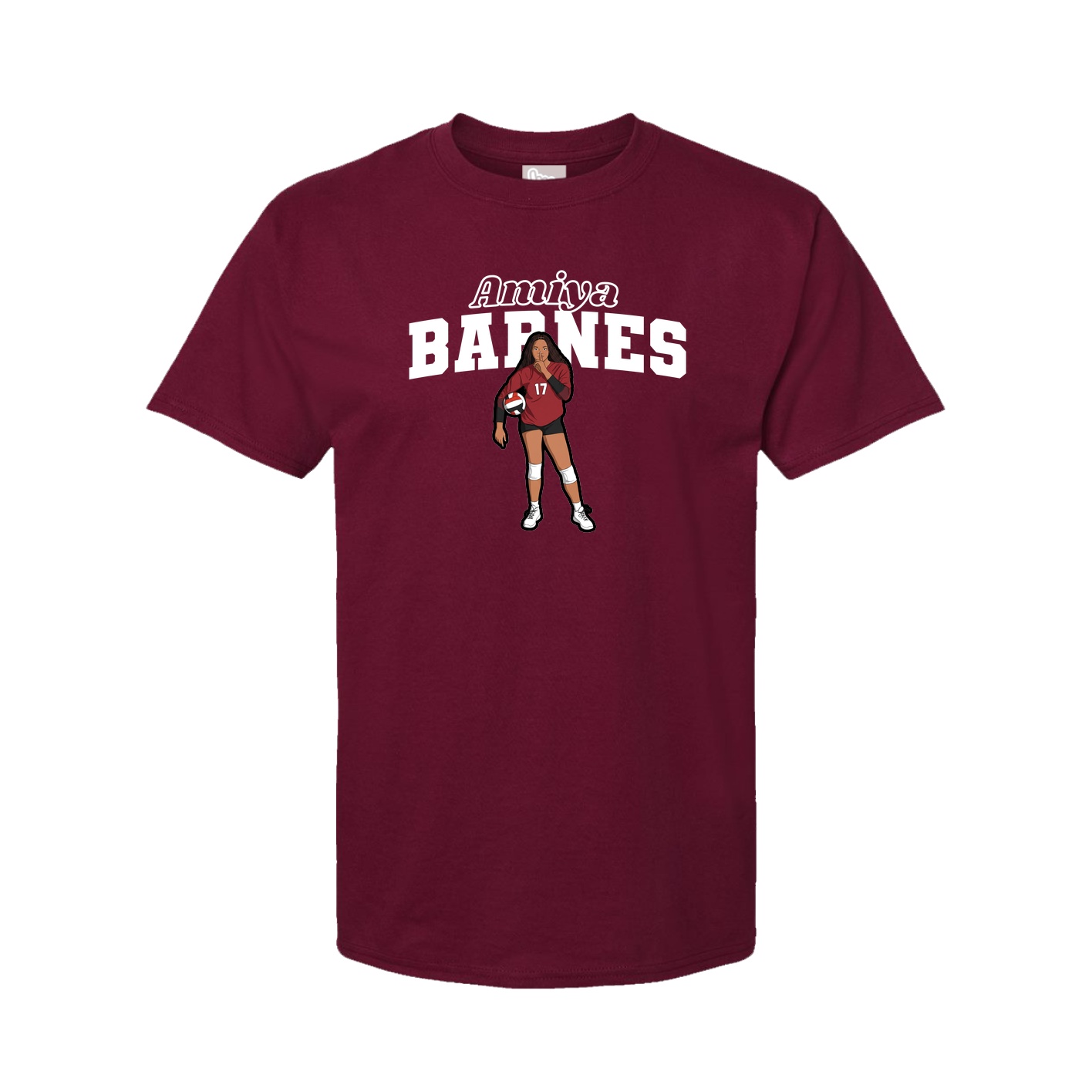 Tee — Name Arch in Cardinal
