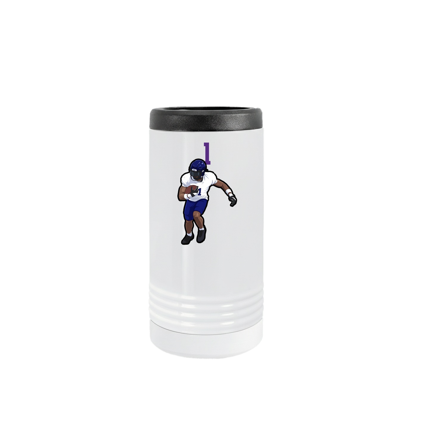 Slim Beverage Holder — Number Top in White