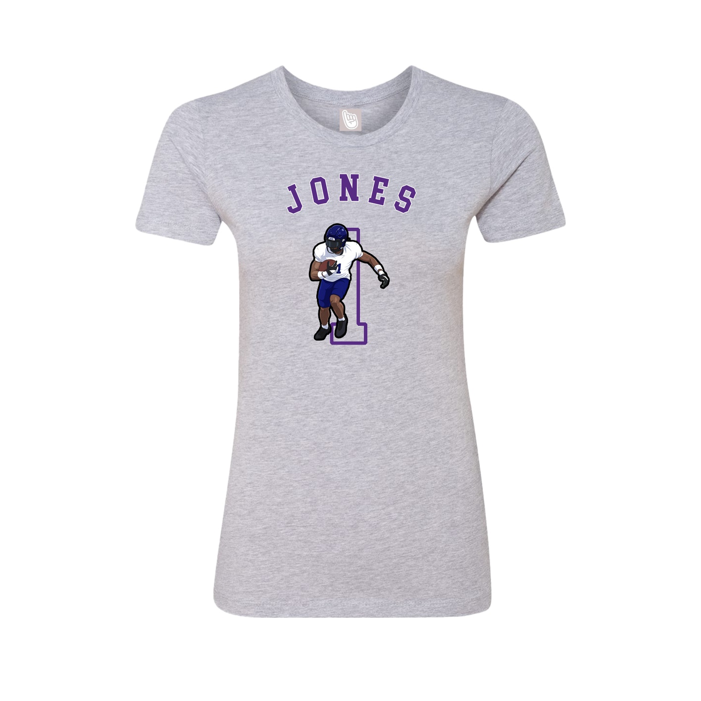 Fitted Women's Tee — Shirsey Arch in Grey