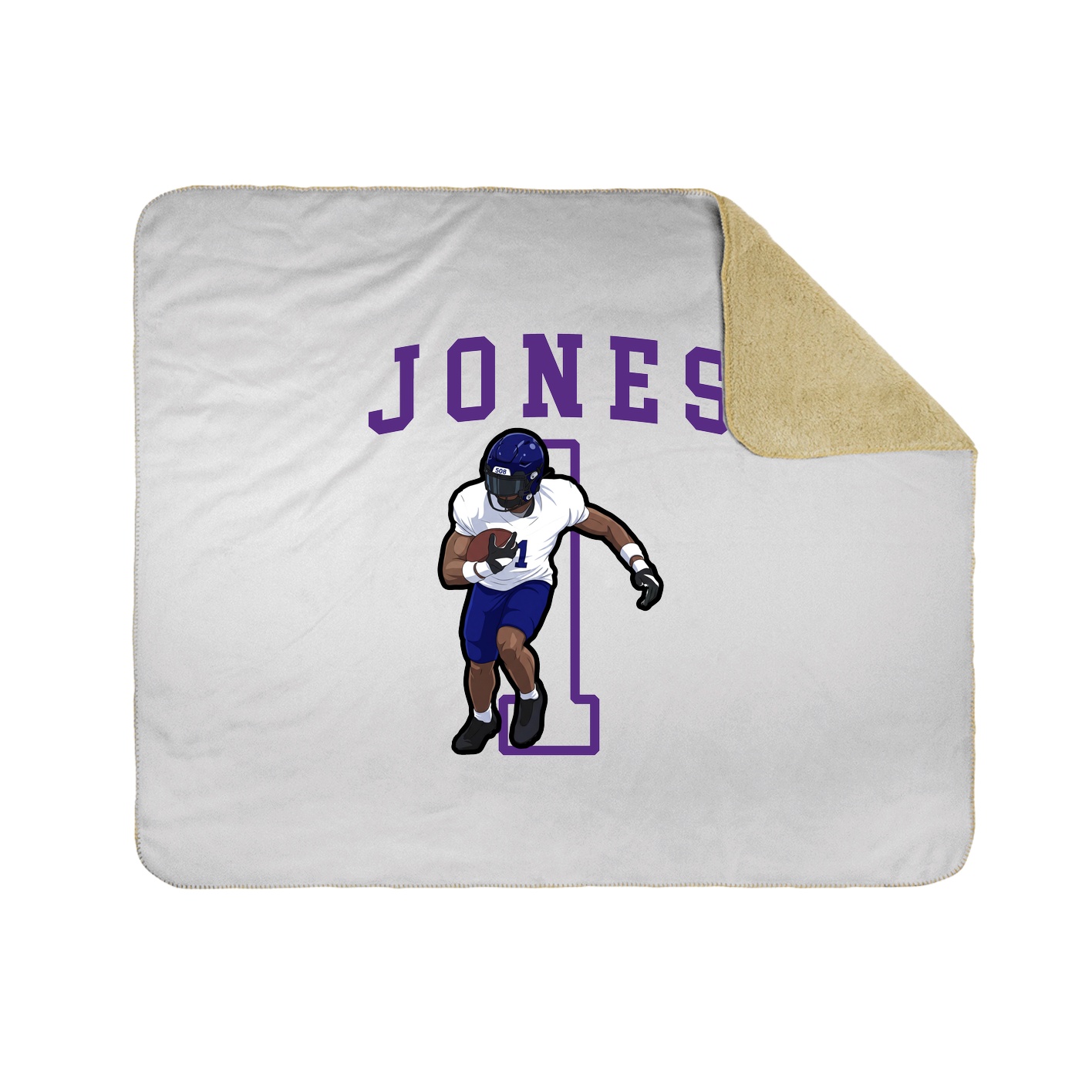 50x60 Sherpa Lined Throw Blanket