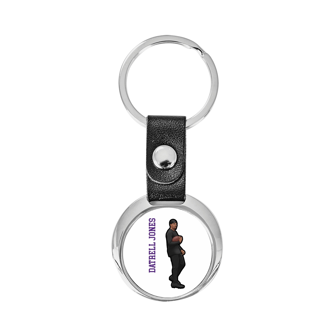 Key Chain — Name Vertical in Classic