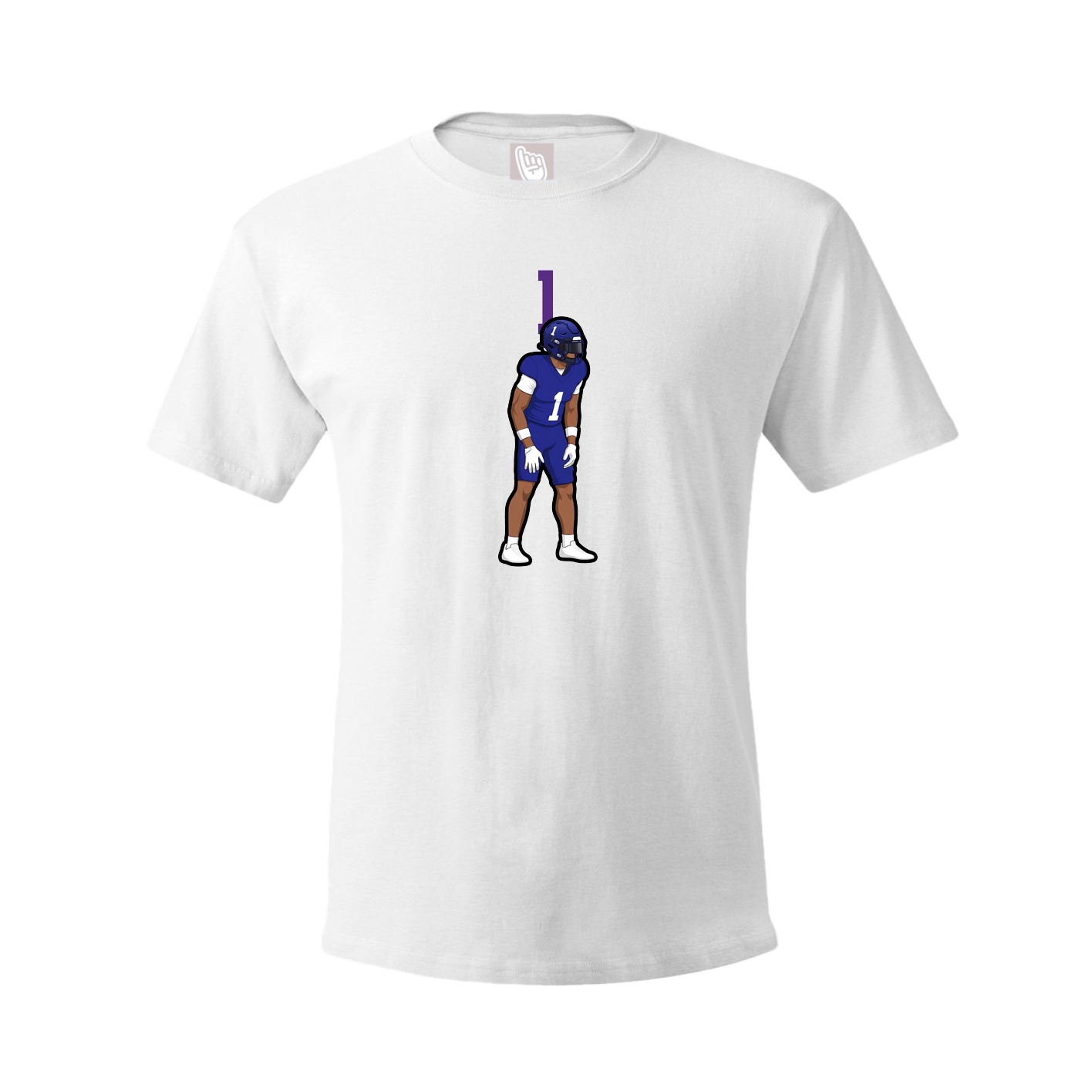 Tee — Number Top in White