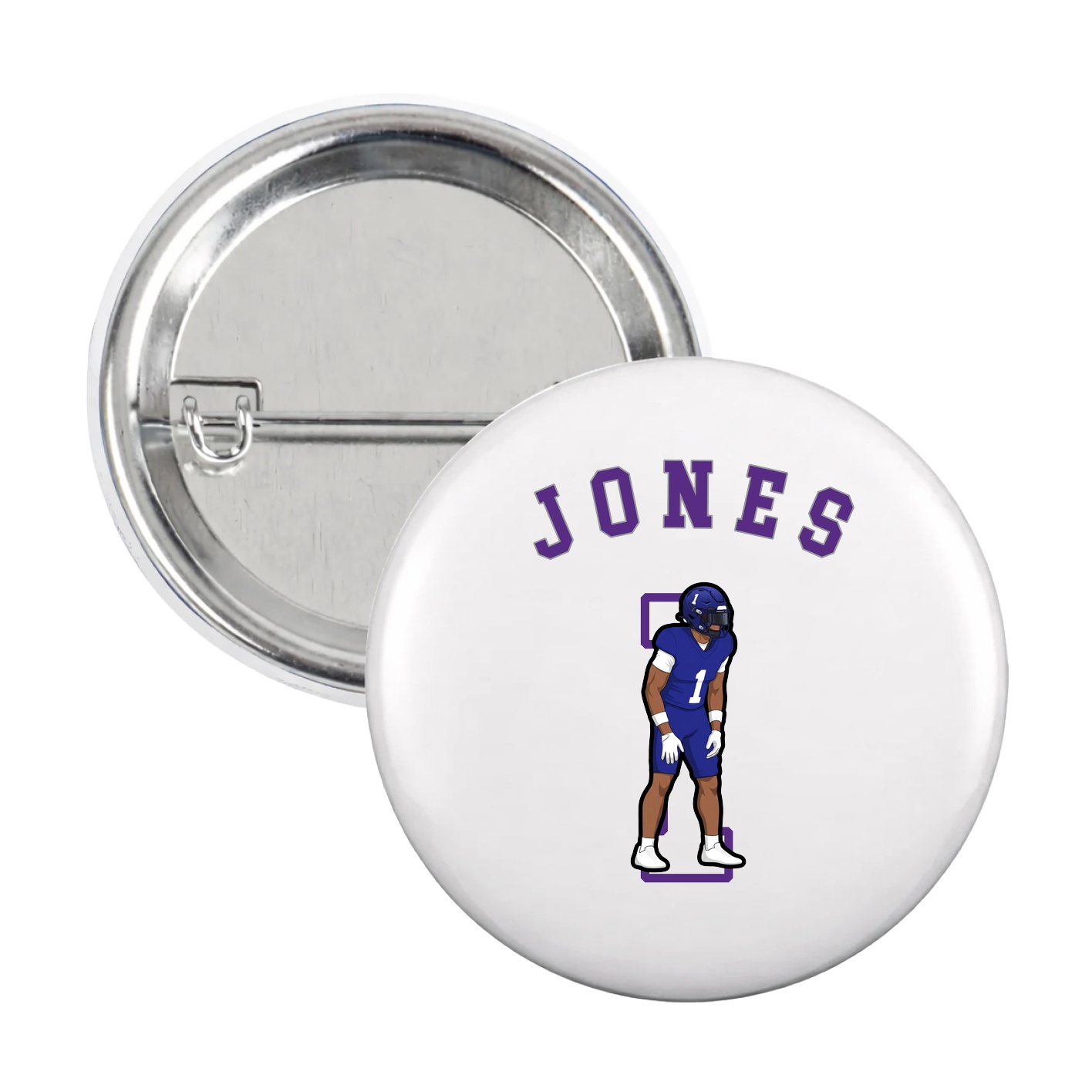 Game Day Button — Shirsey Arch in White