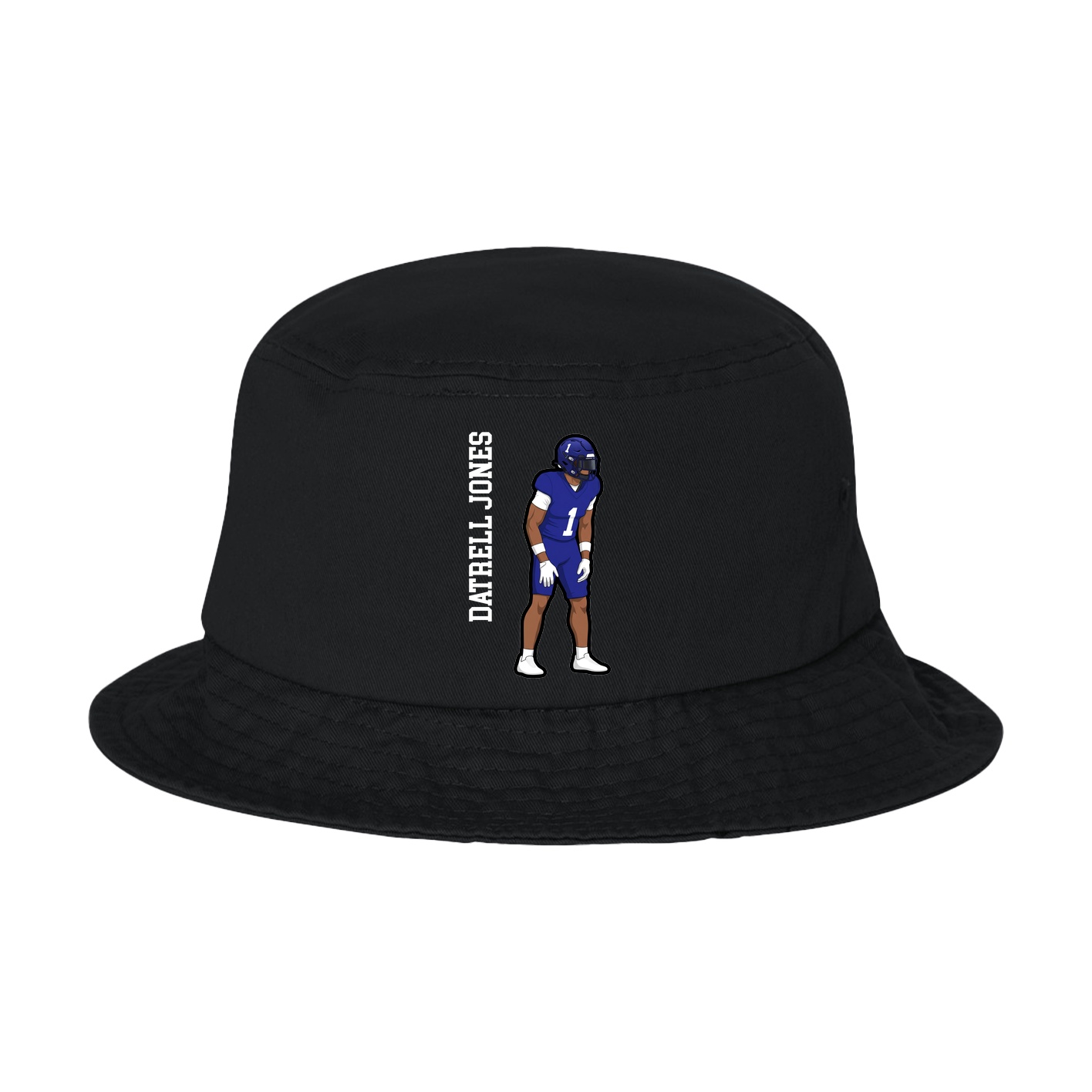 Bucket Cap — Name Vertical in Black