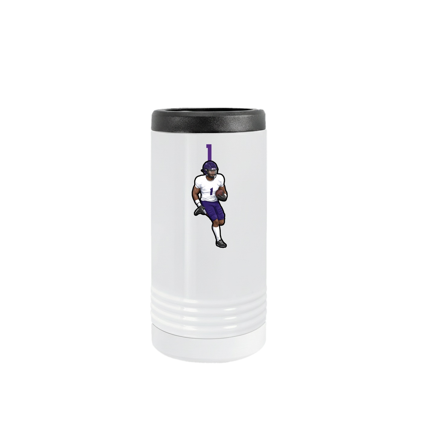 Slim Beverage Holder — Number Top in White