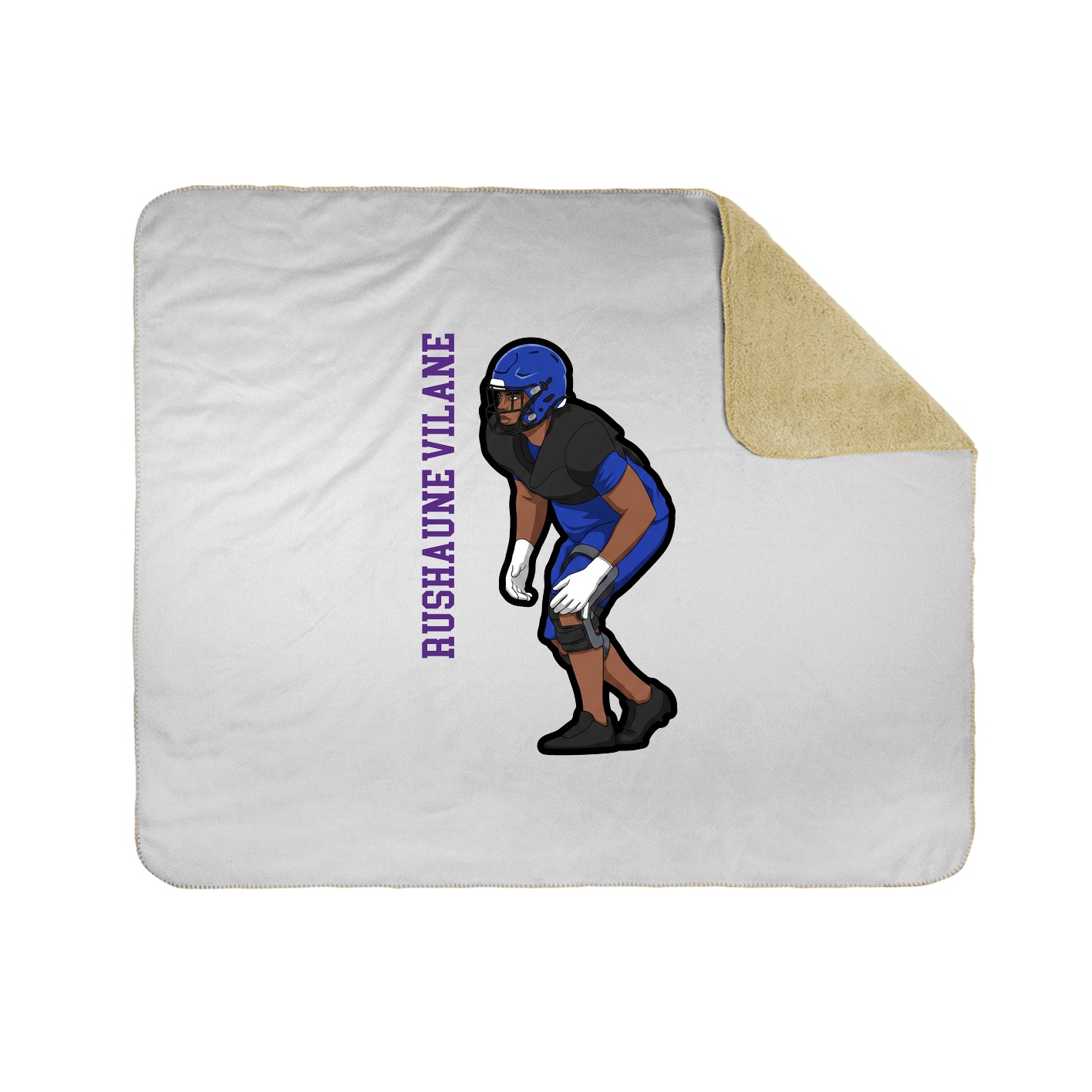 50x60 Sherpa Lined Throw Blanket