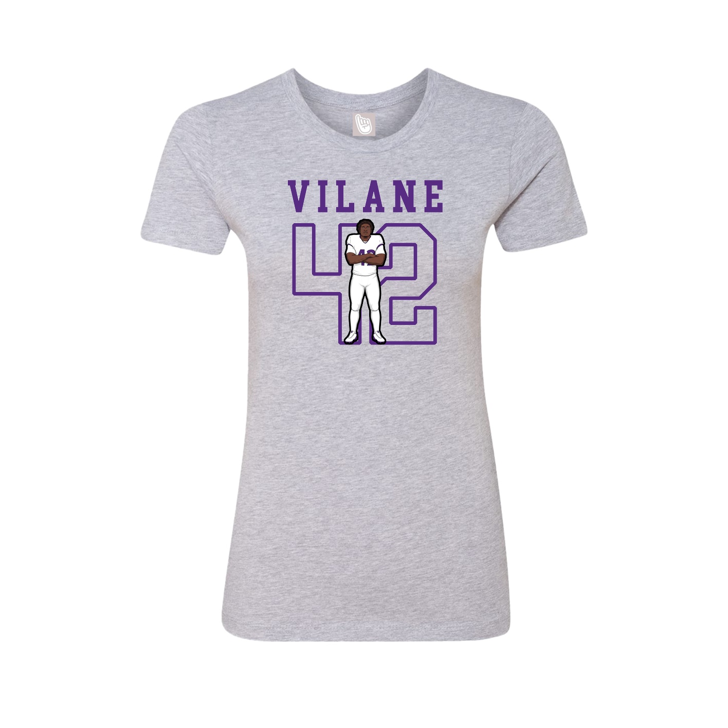 Fitted Women's Tee — Shirsey in Grey