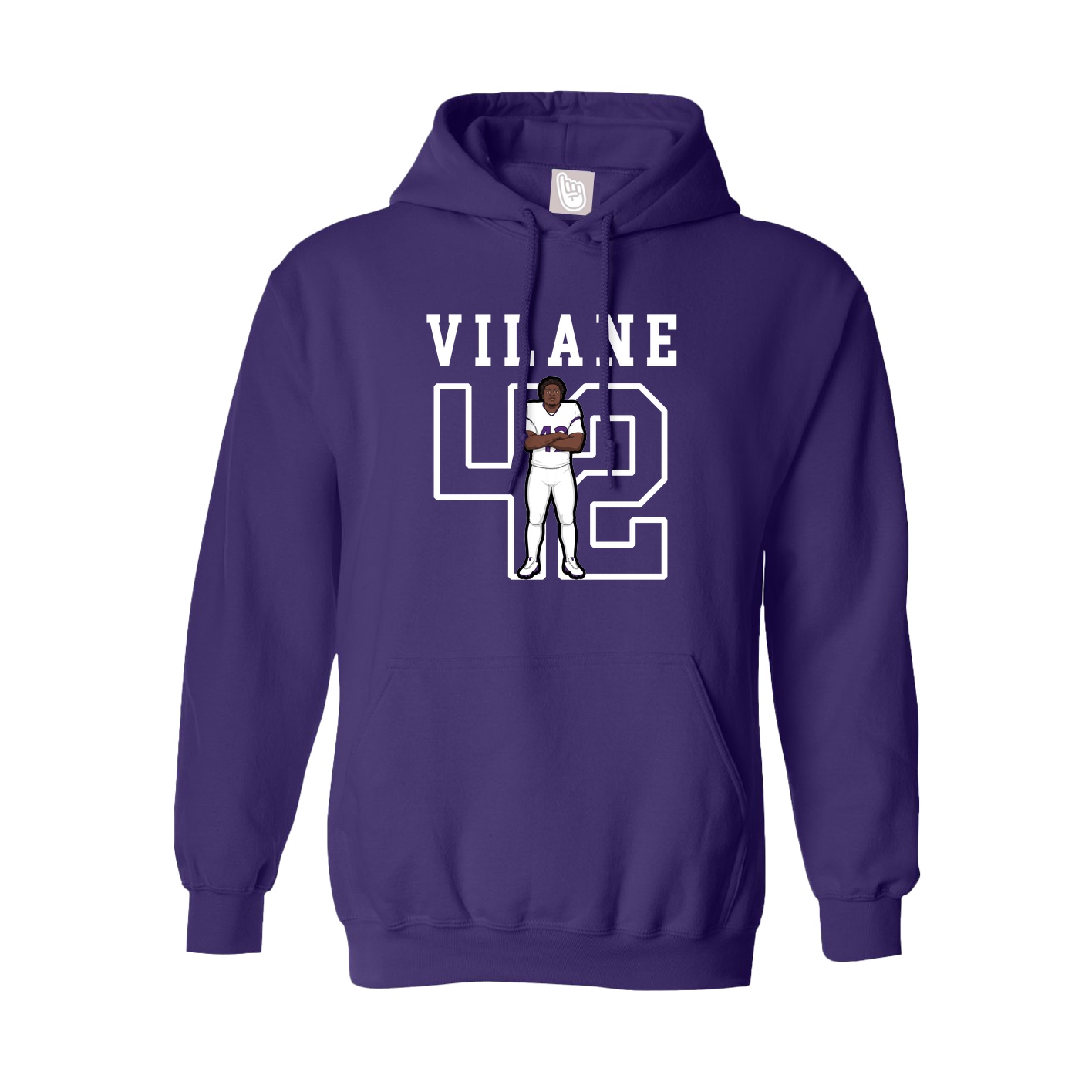 Hoodie — Shirsey in Purple