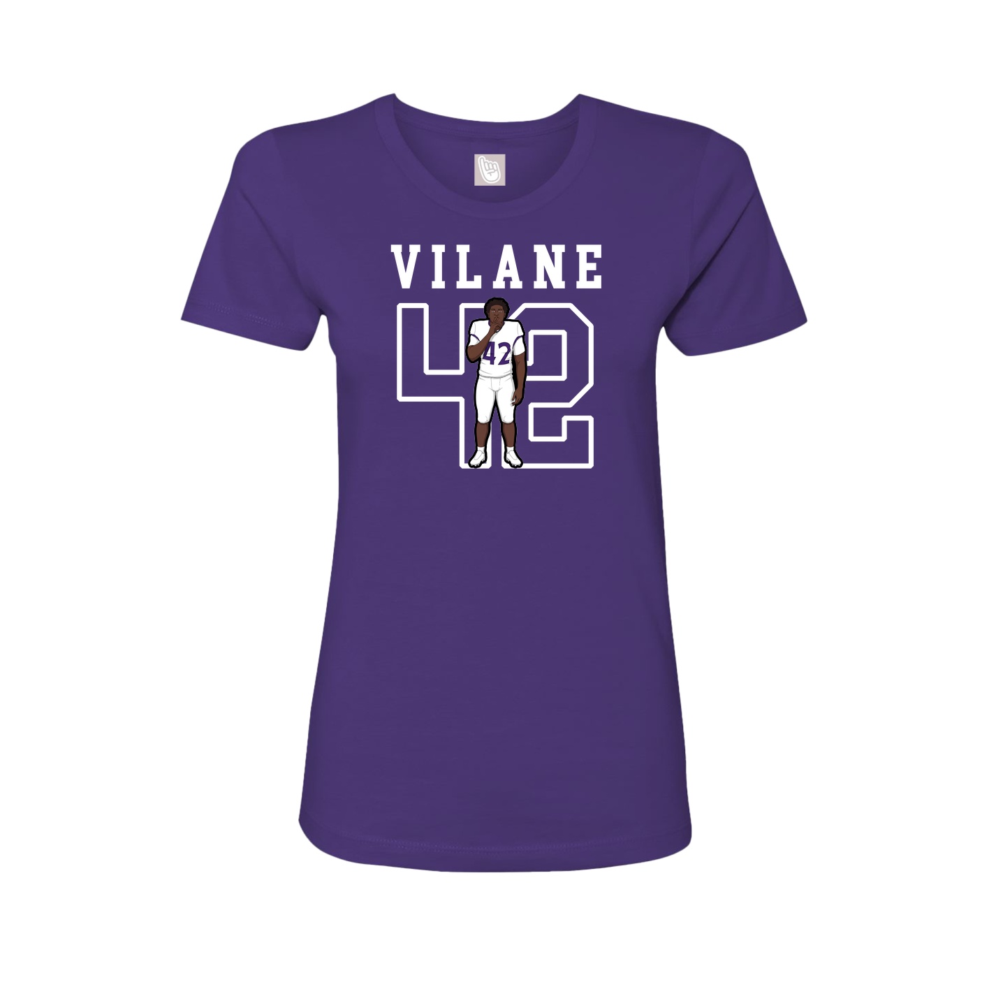 Fitted Women's Tee — Shirsey in Purple