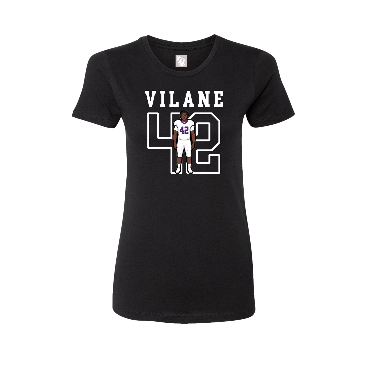 Fitted Women's Tee — Shirsey in Black