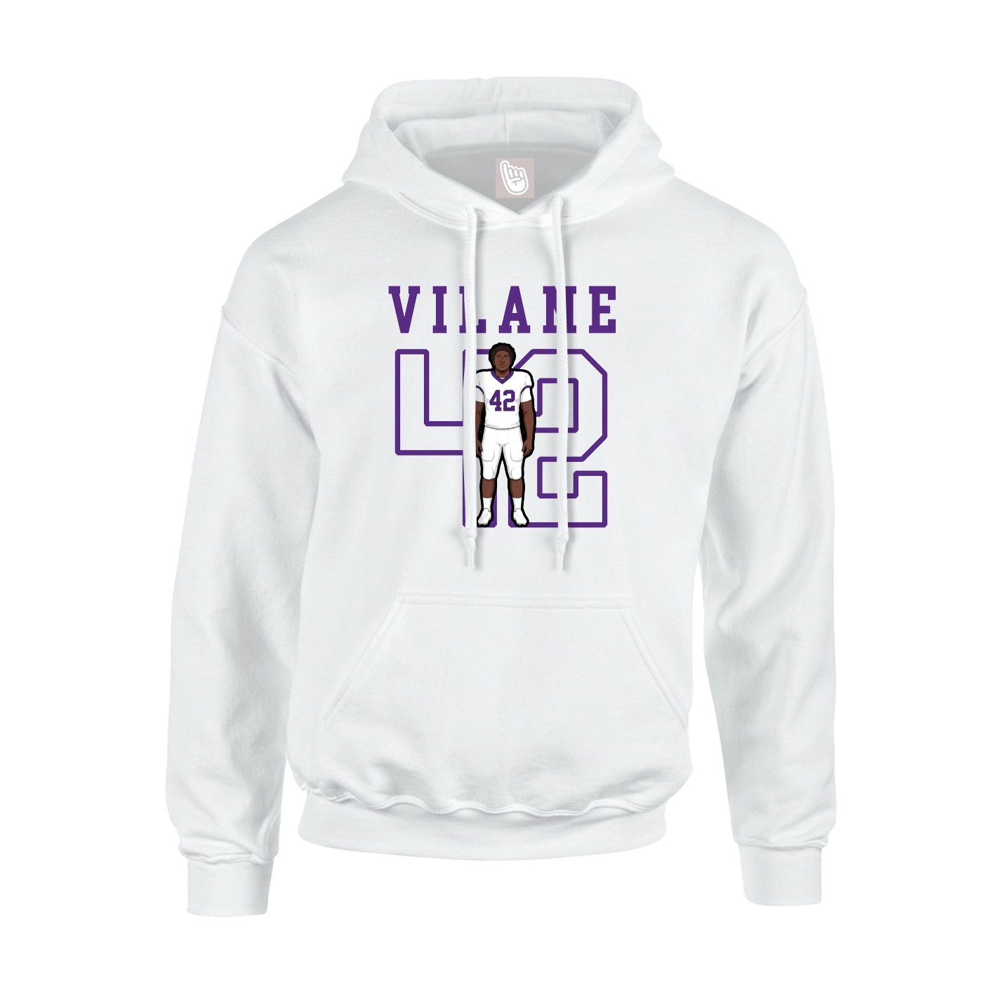 Hoodie — Shirsey in White