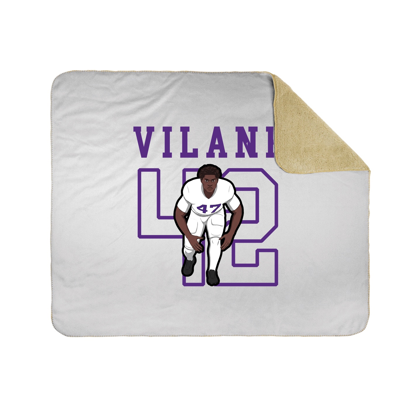 Throw Blanket — Shirsey in White