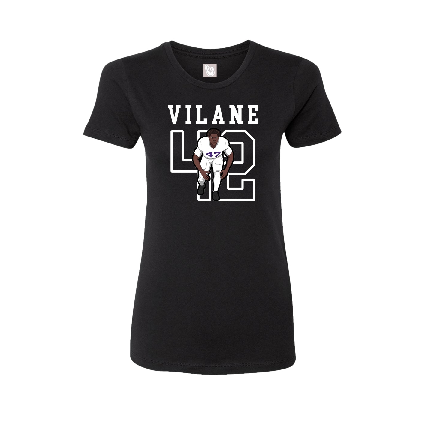 Fitted Women's Tee — Shirsey in Black