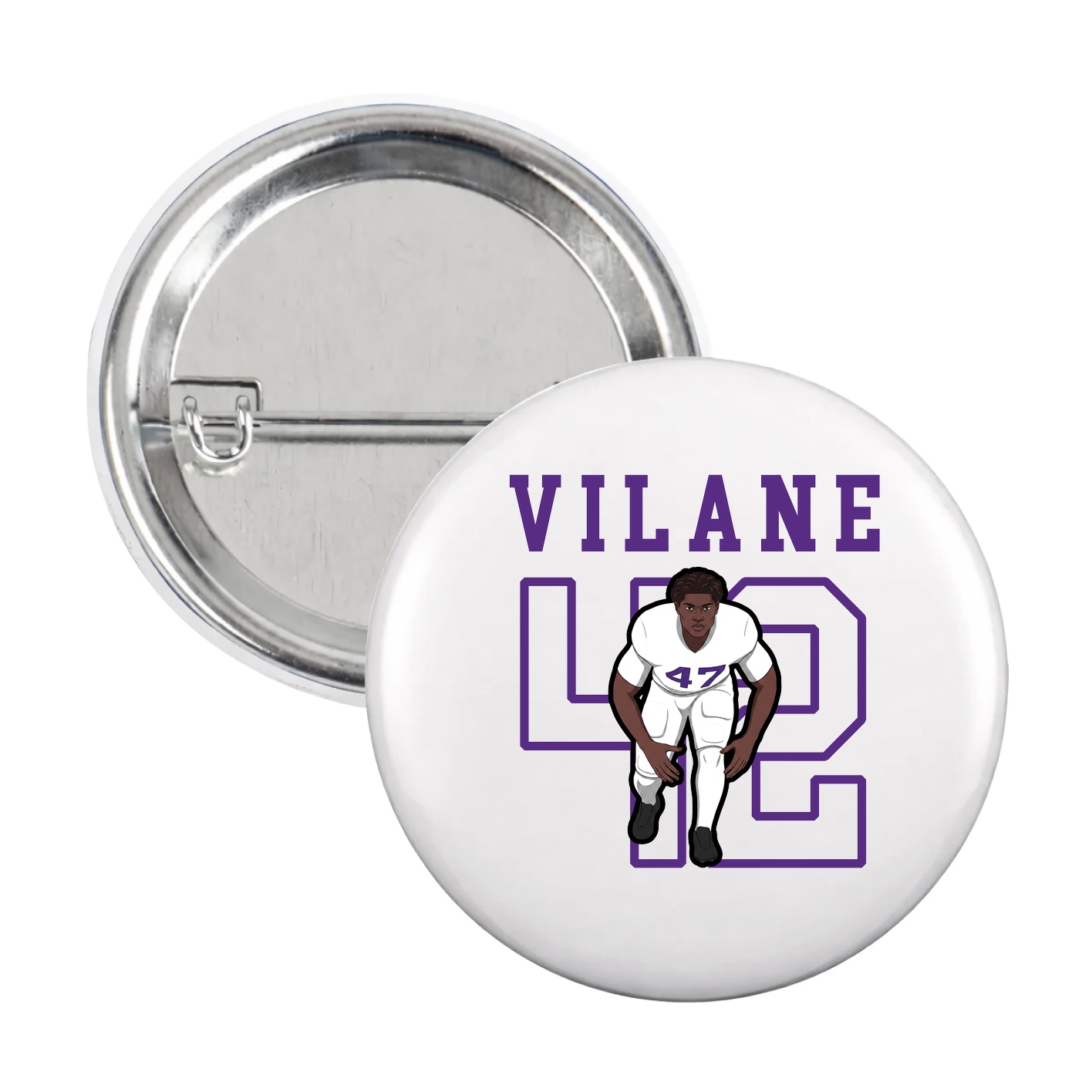 Game Day Button — Shirsey in White