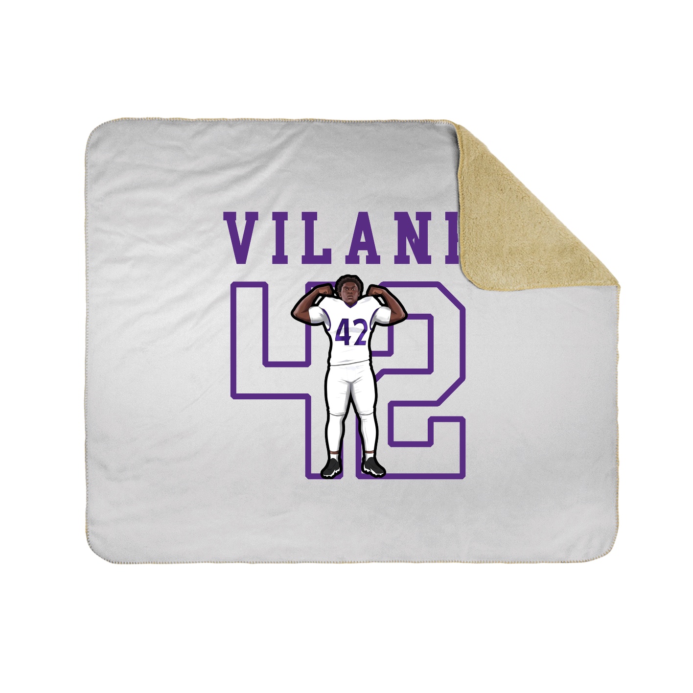 Throw Blanket — Shirsey in White