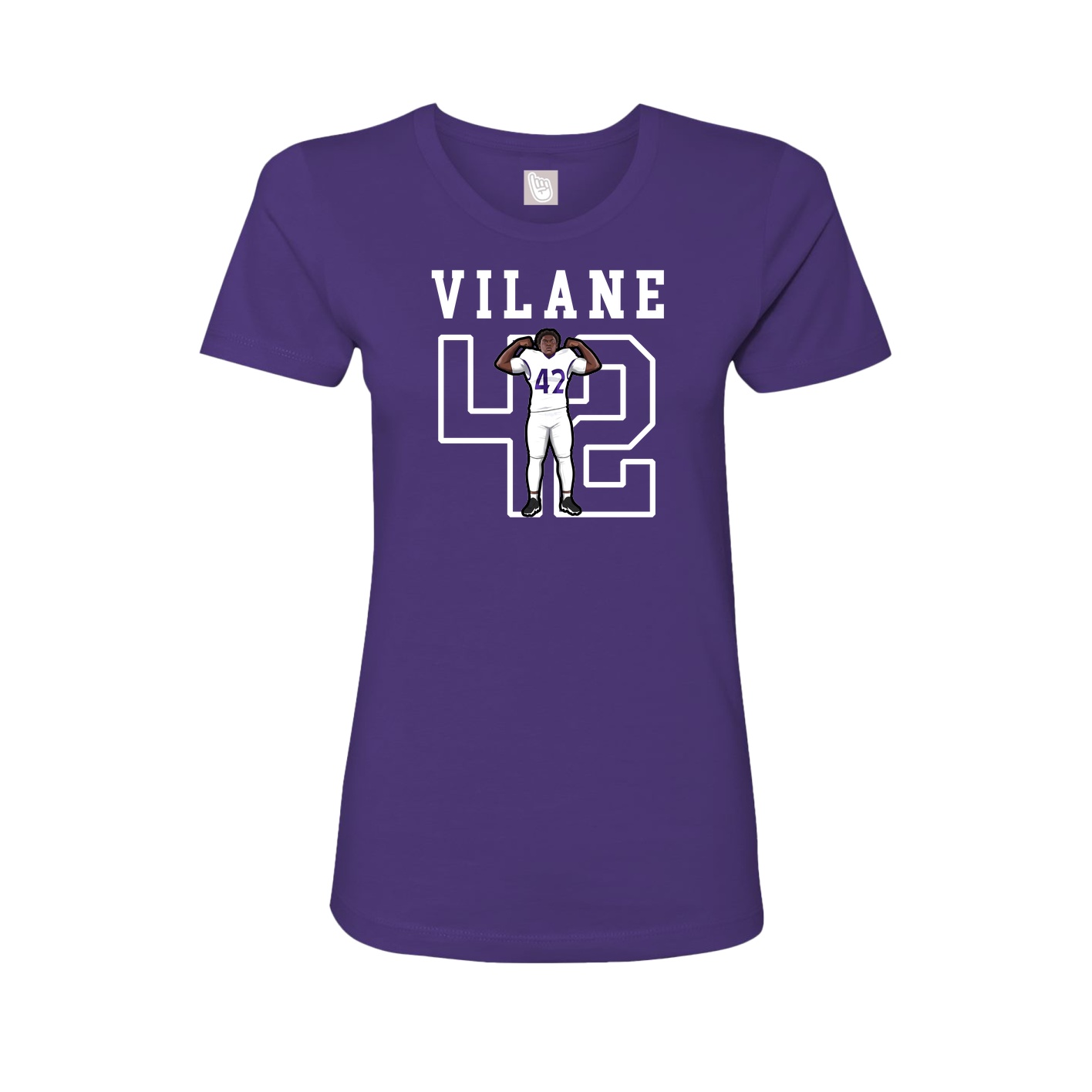 Fitted Women's Tee — Shirsey in Purple