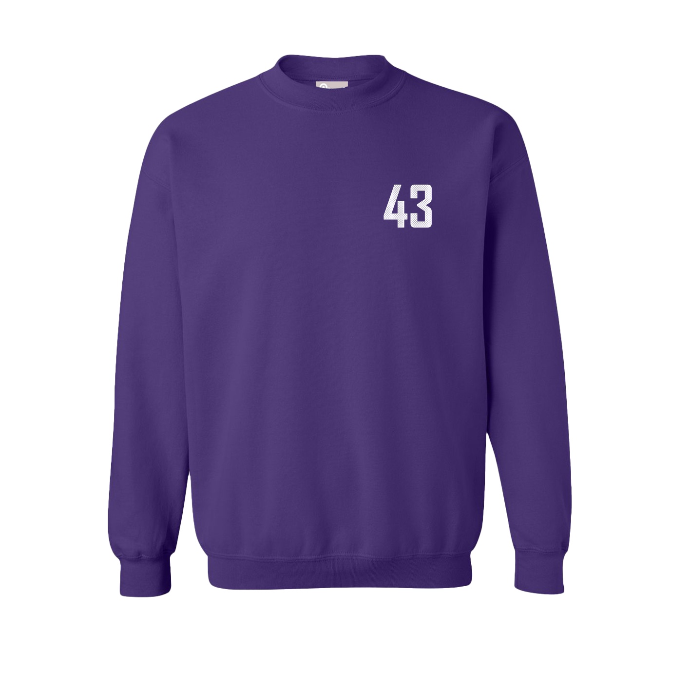 Fleece Crew — Front Shirsy in Purple
