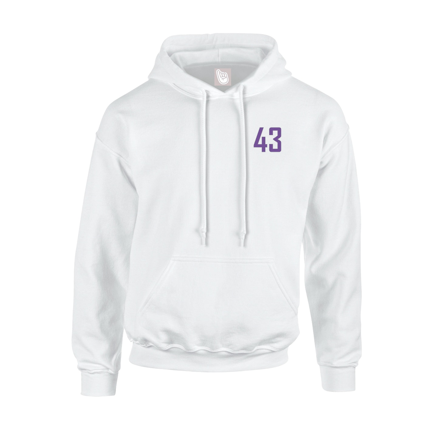 Youth Hoodie — Front Shirsy in White