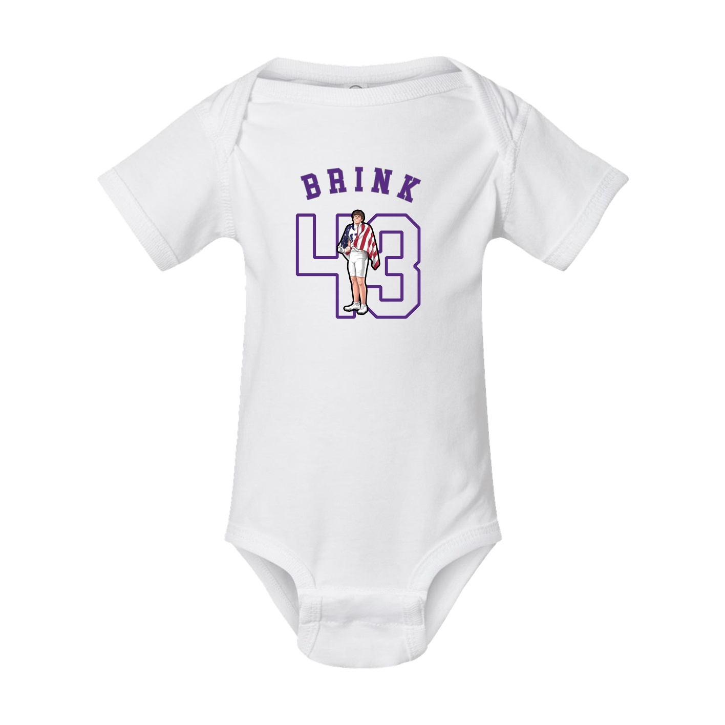 Baby Onesie — Shirsey Arch in White
