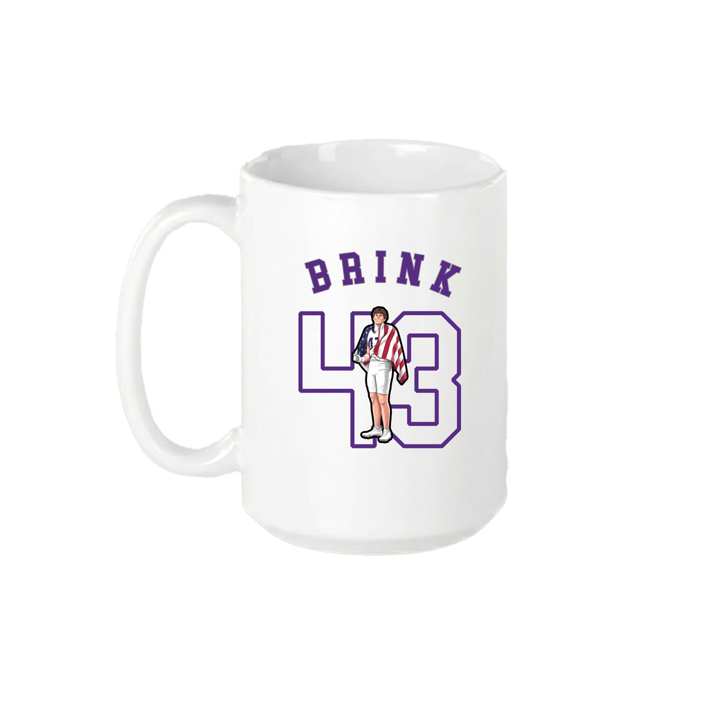 15oz Coffee Mug — Shirsey Arch in White