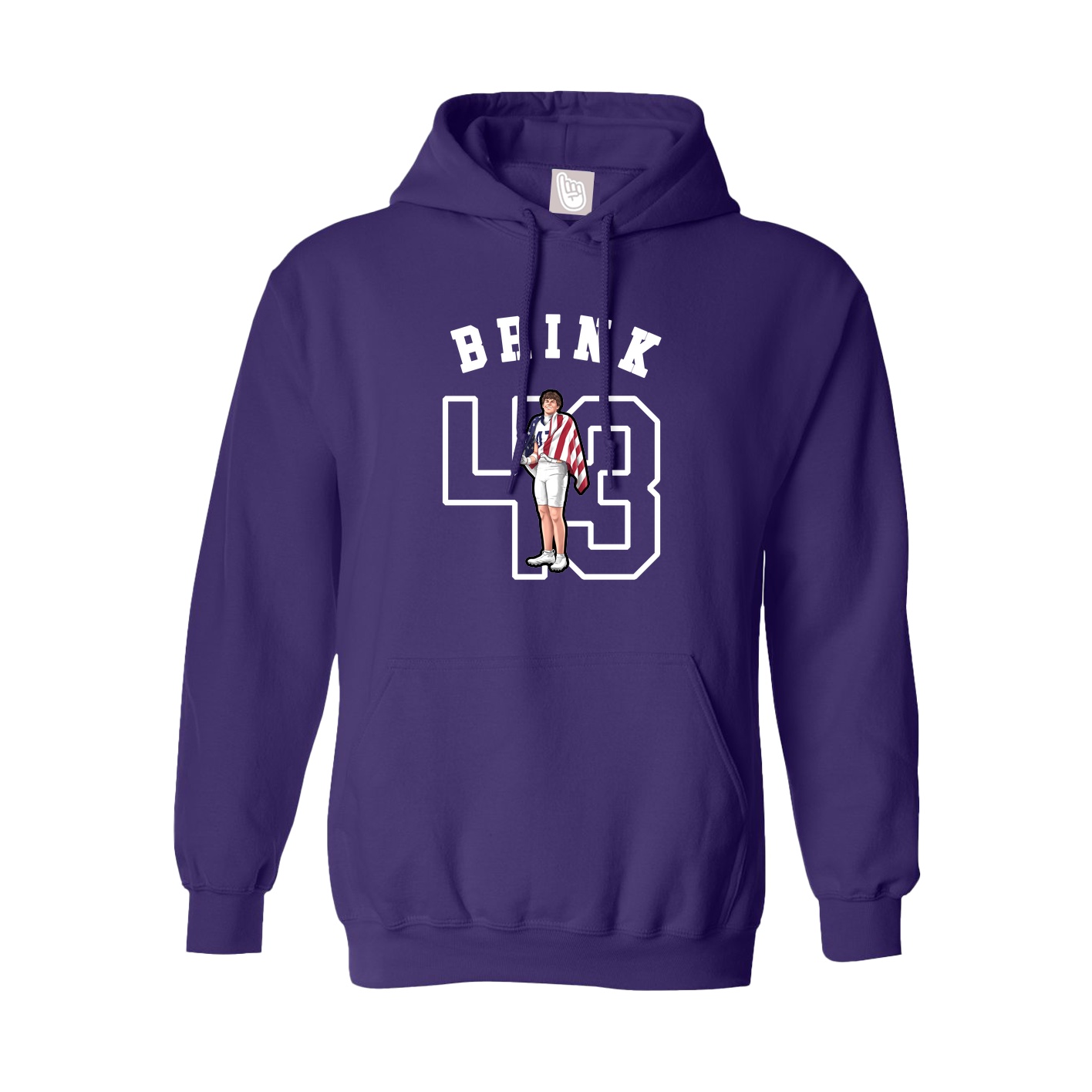Youth Hoodie — Shirsey Arch in Purple