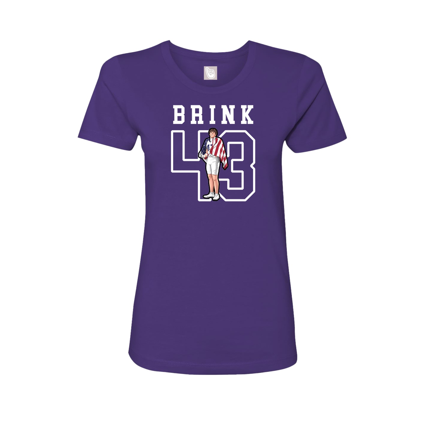 Fitted Women's Tee — Shirsey in Purple
