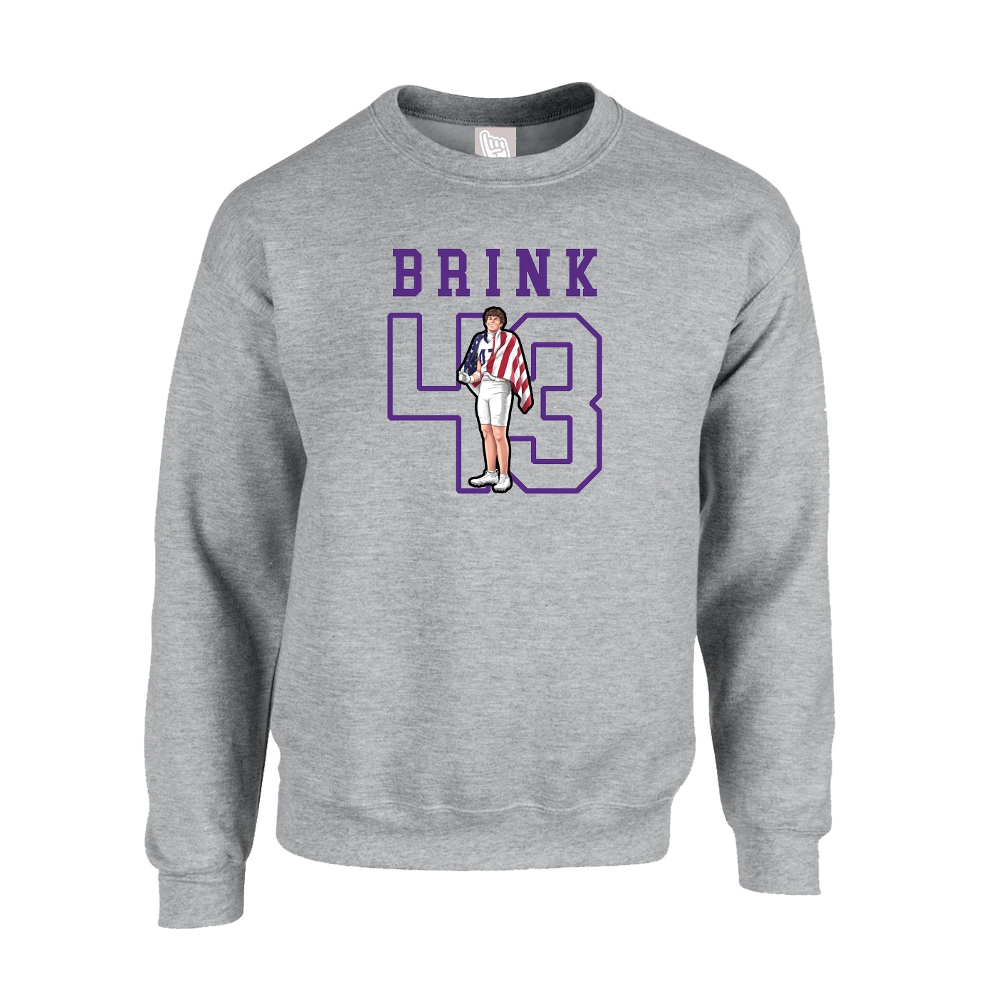 Fleece Crew — Shirsey in Grey