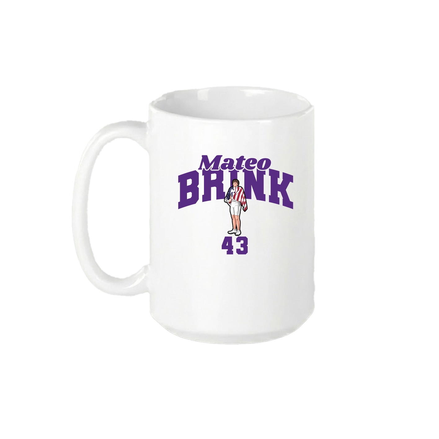 15oz Coffee Mug — Signature Arch in White