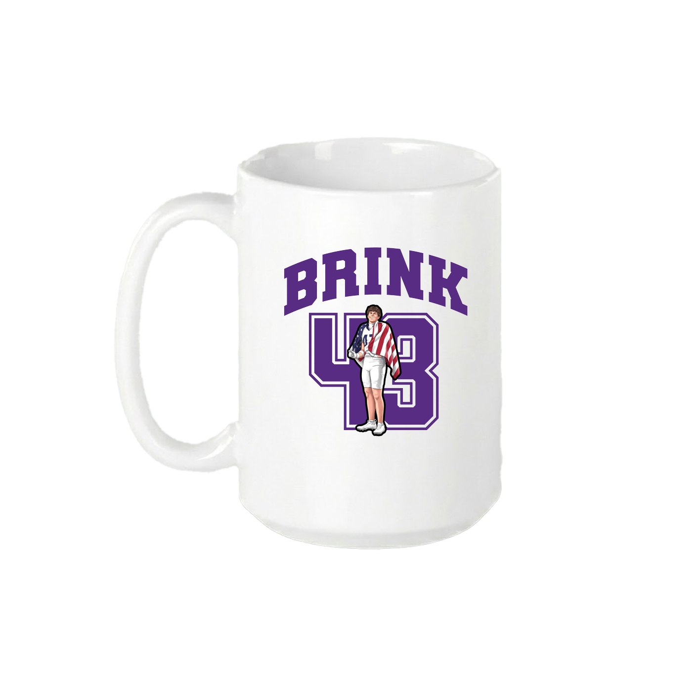 15oz Coffee Mug — Number in White