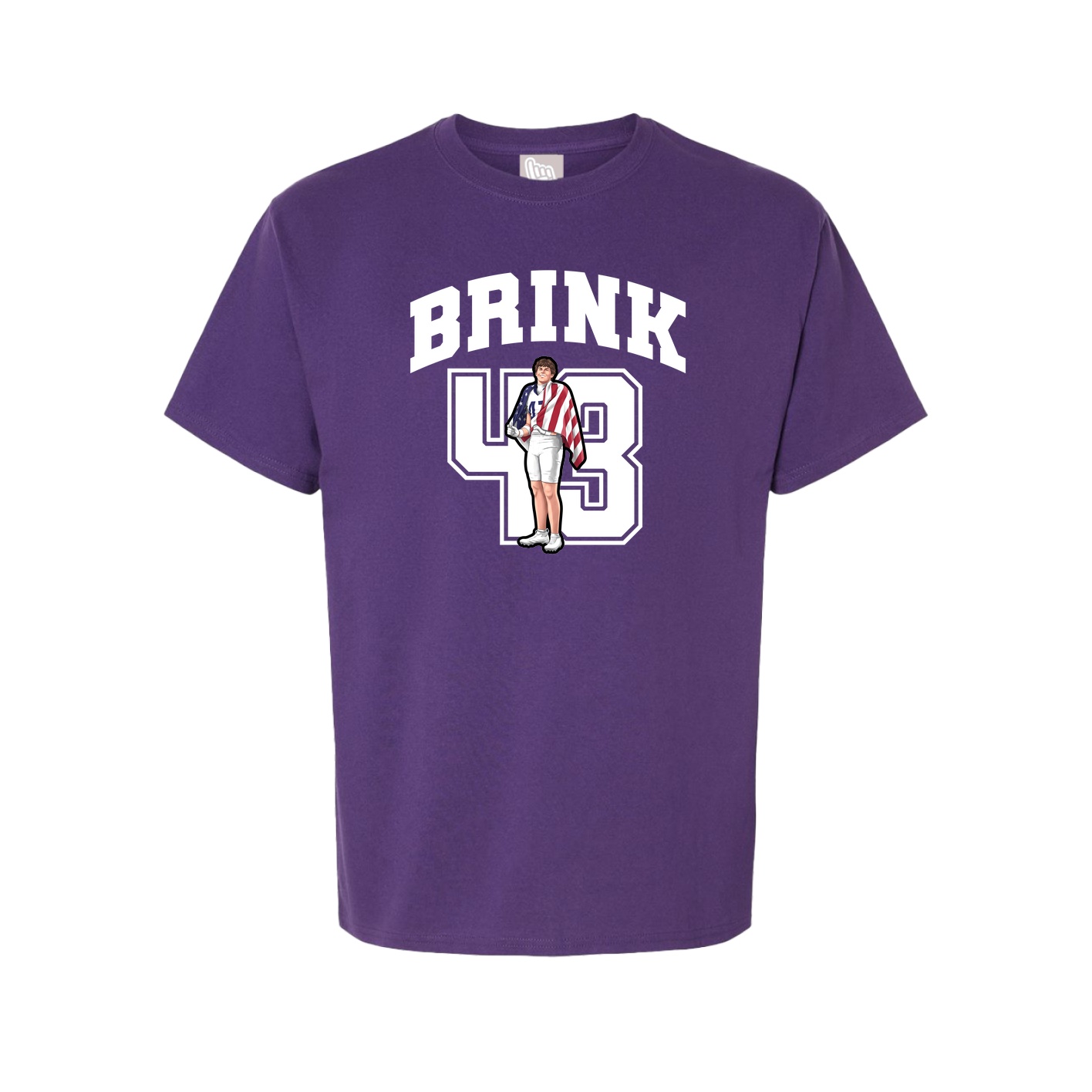 Youth Tee — Number in Purple