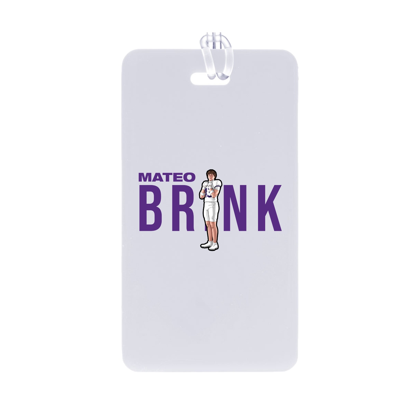 Bag Tag — Player Name in Classic